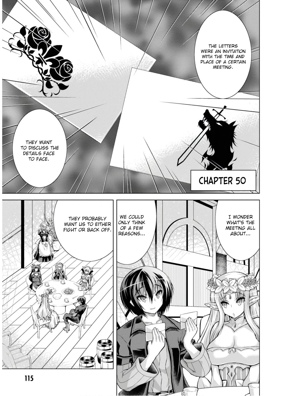 Gunota ga Mahou Sekai ni Tensei Shitara, Gendai Heiki de Guntai Harem o Tsukucchaimashita!? Chapter 50 page 2 - Chapter 50