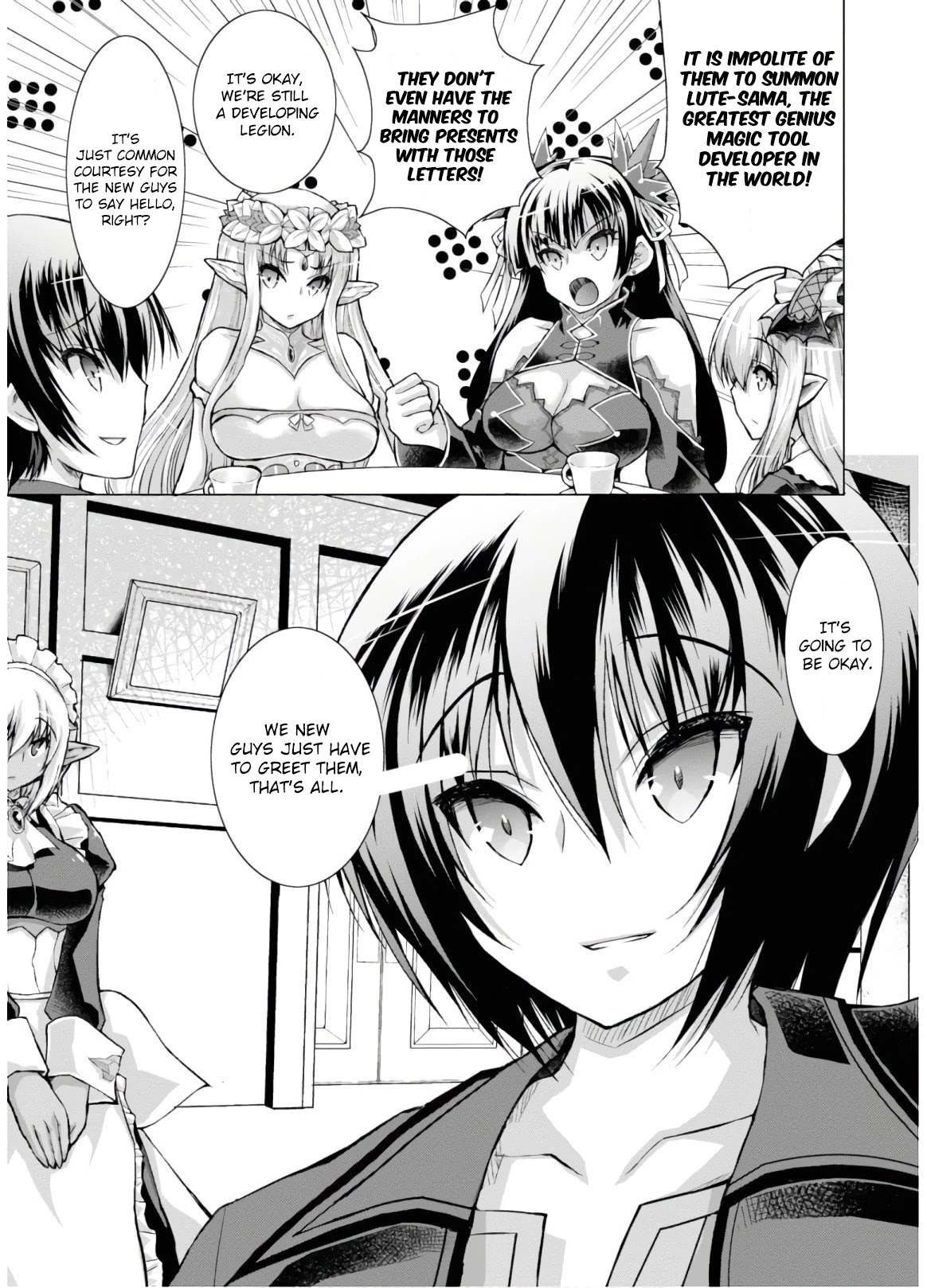 Gunota ga Mahou Sekai ni Tensei Shitara, Gendai Heiki de Guntai Harem o Tsukucchaimashita!? Chapter 50 page 4 - Chapter 50