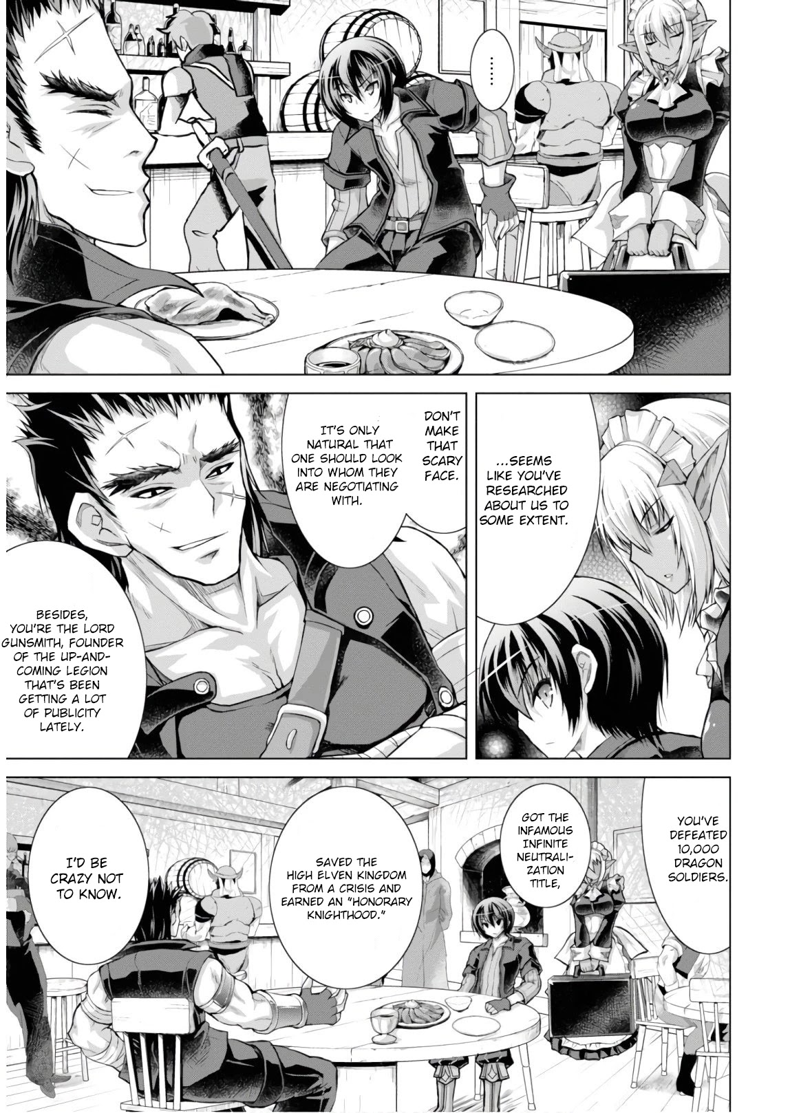 Gunota ga Mahou Sekai ni Tensei Shitara, Gendai Heiki de Guntai Harem o Tsukucchaimashita!? Chapter 50 page 8 - Chapter 50