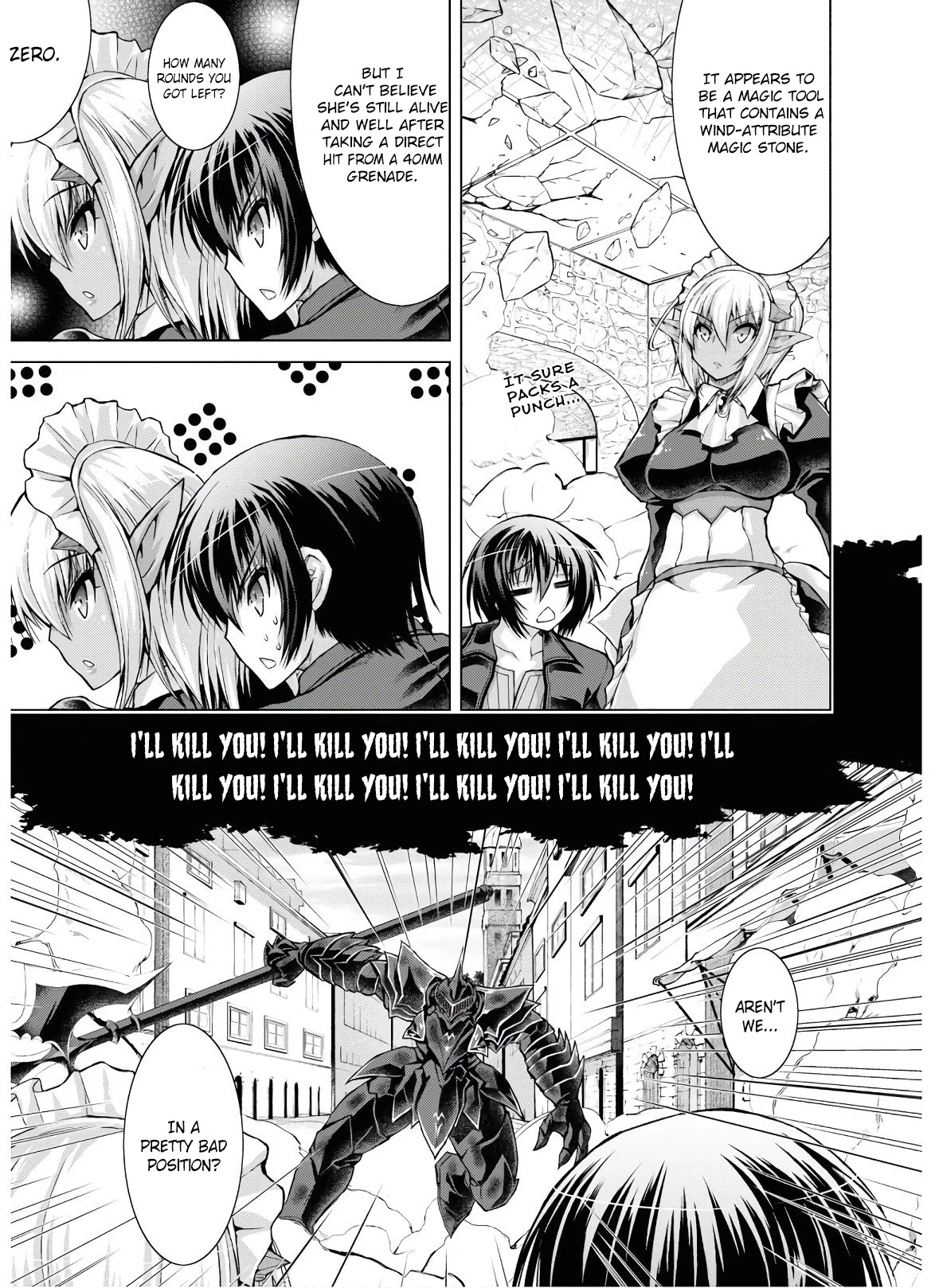 Gunota ga Mahou Sekai ni Tensei Shitara, Gendai Heiki de Guntai Harem o Tsukucchaimashita!? Chapter 52 page 14 - Chapter 52