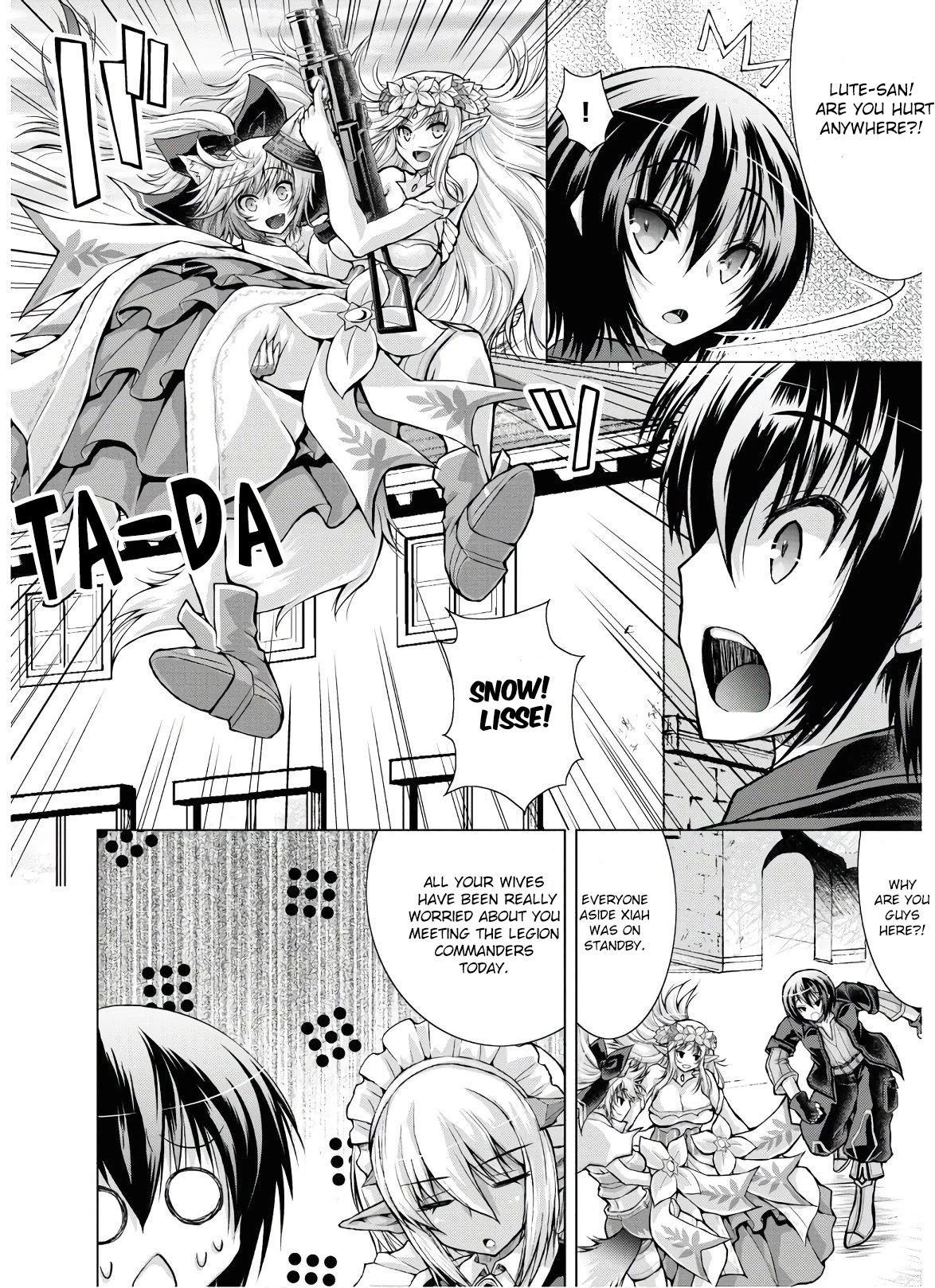 Gunota ga Mahou Sekai ni Tensei Shitara, Gendai Heiki de Guntai Harem o Tsukucchaimashita!? Chapter 52 page 17 - Chapter 52
