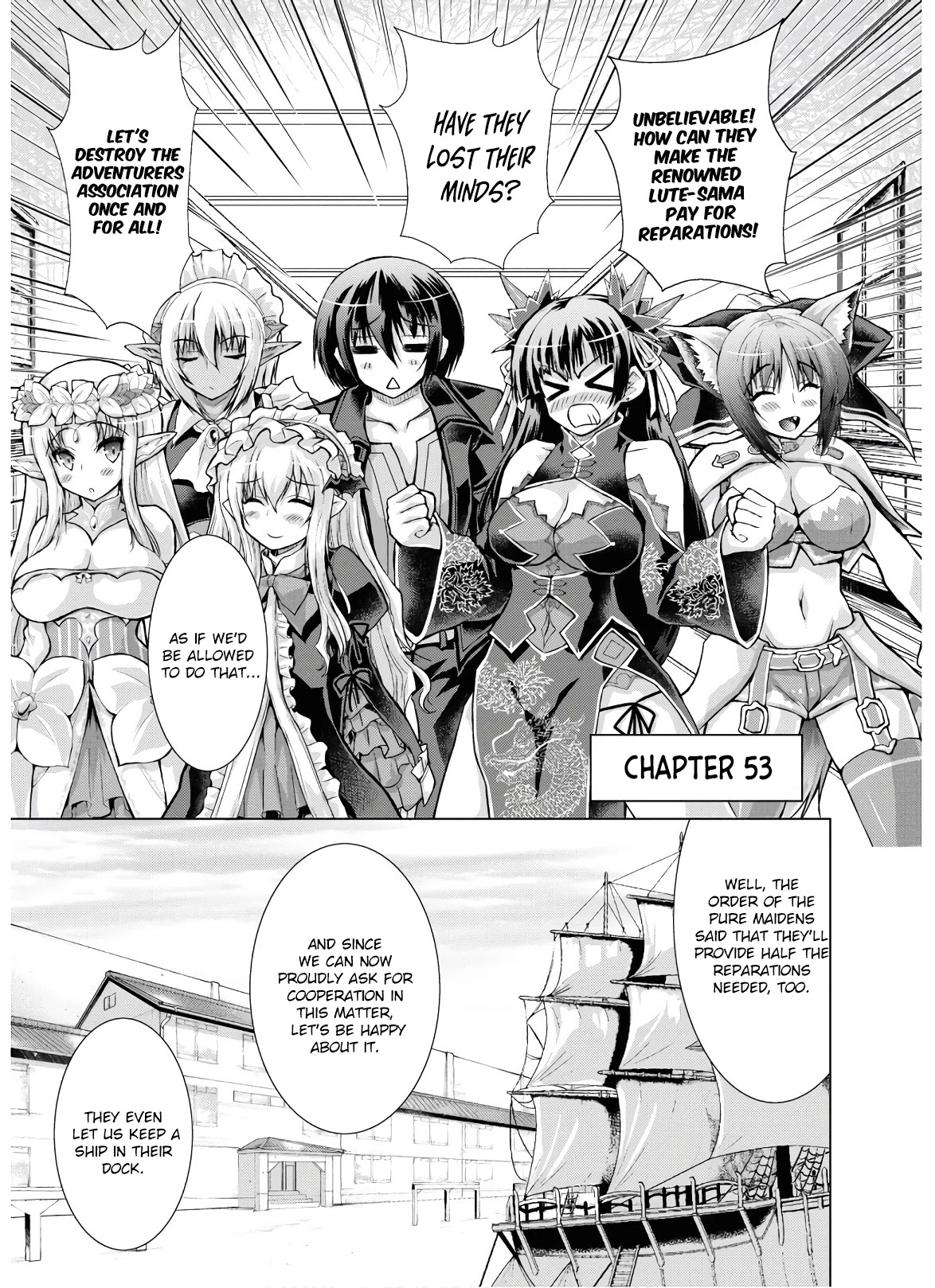 Gunota ga Mahou Sekai ni Tensei Shitara, Gendai Heiki de Guntai Harem o Tsukucchaimashita!? Chapter 53 page 2 - Chapter 53