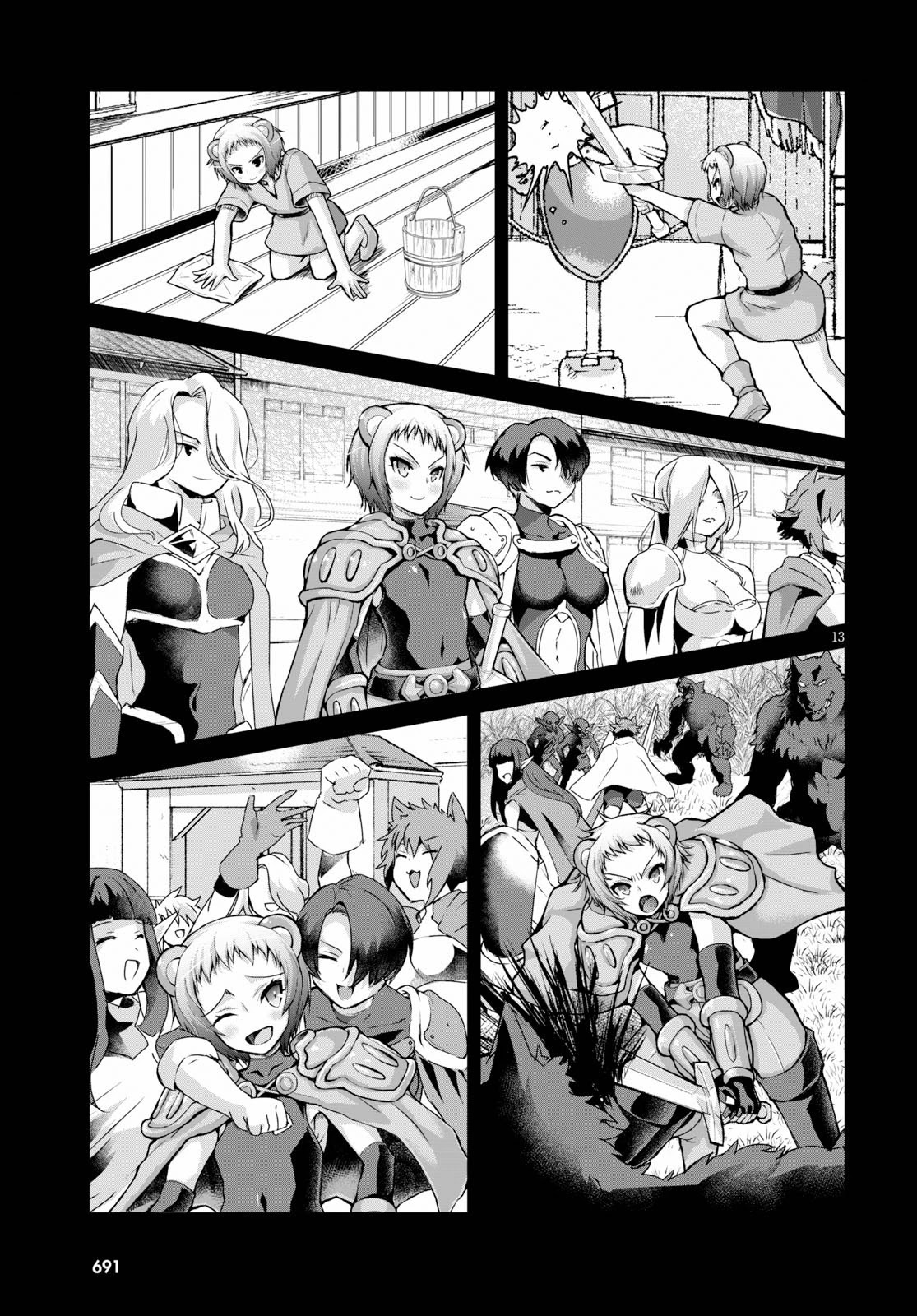 Gunota ga Mahou Sekai ni Tensei Shitara, Gendai Heiki de Guntai Harem o Tsukucchaimashita!? Chapter 54 page 14 - Chapter 54