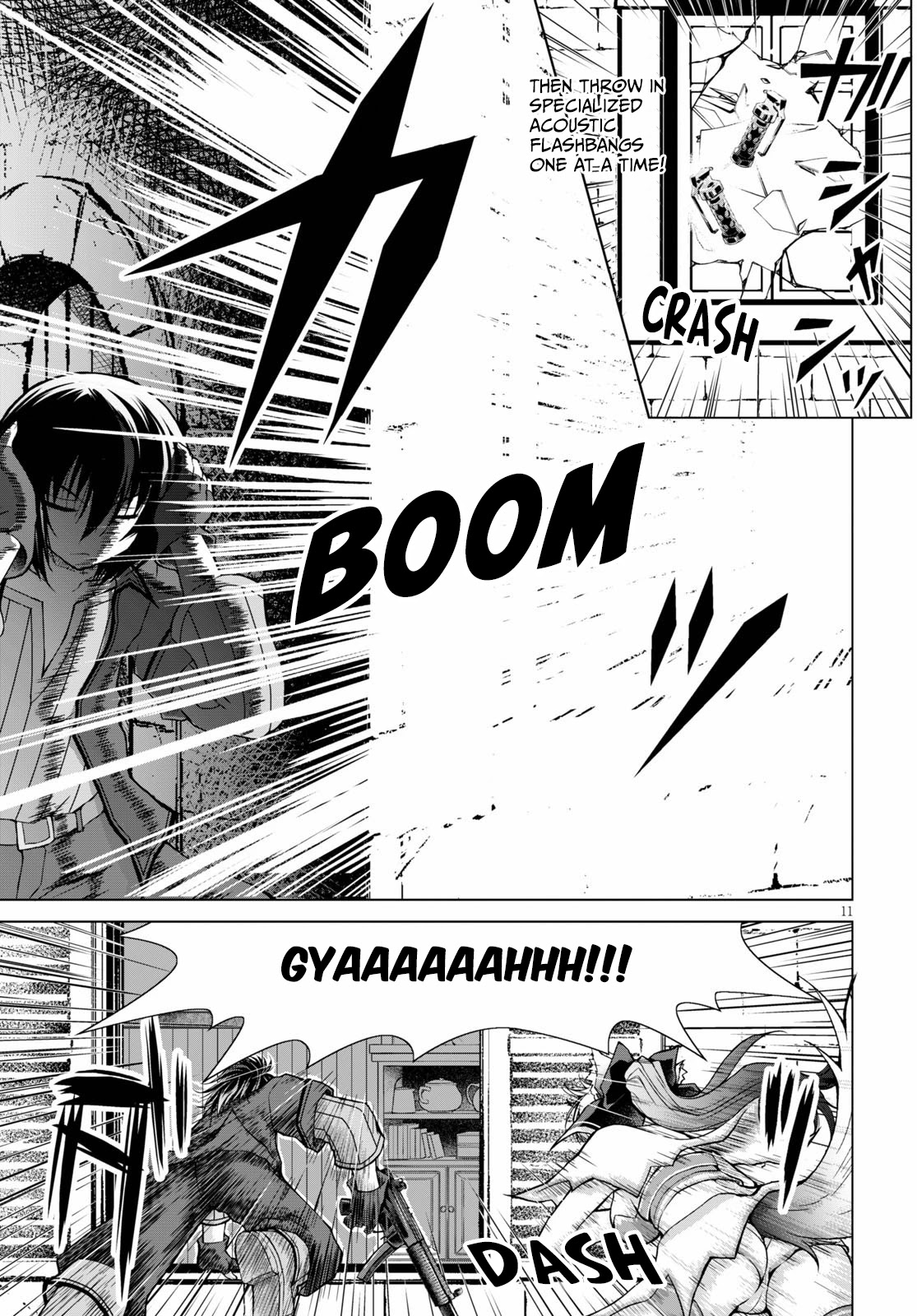 Gunota ga Mahou Sekai ni Tensei Shitara, Gendai Heiki de Guntai Harem o Tsukucchaimashita!? Chapter 55 page 12 - Chapter 55