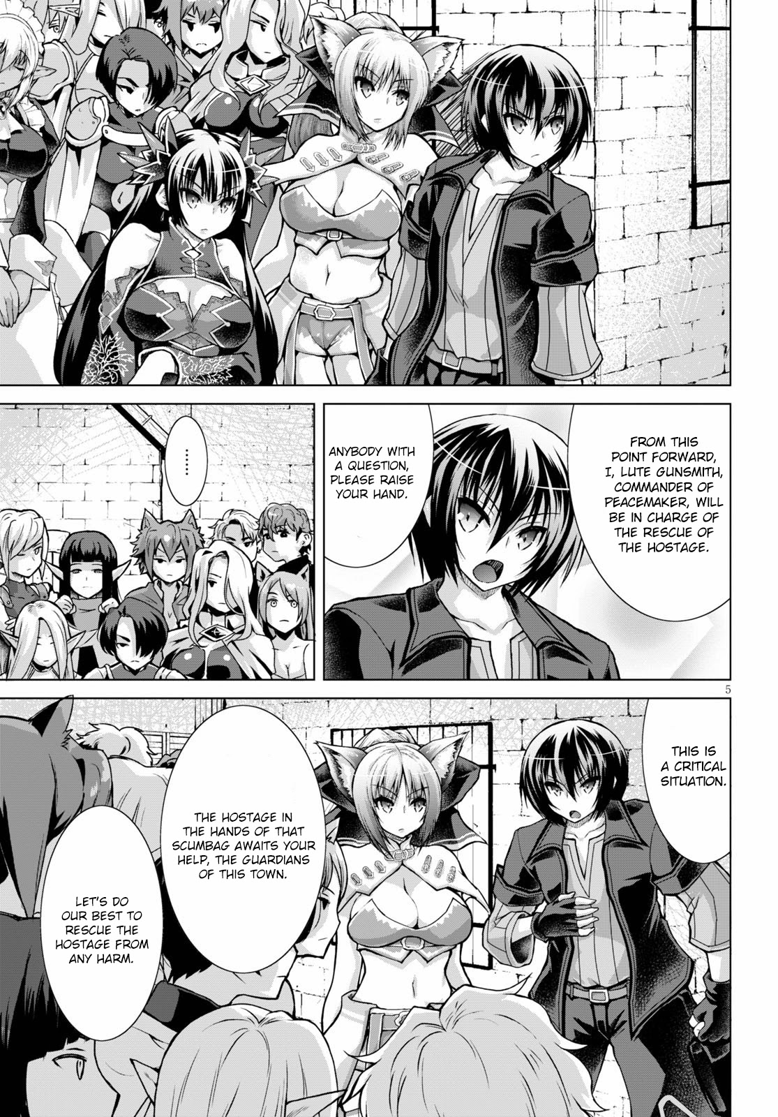 Gunota ga Mahou Sekai ni Tensei Shitara, Gendai Heiki de Guntai Harem o Tsukucchaimashita!? Chapter 55 page 6 - Chapter 55