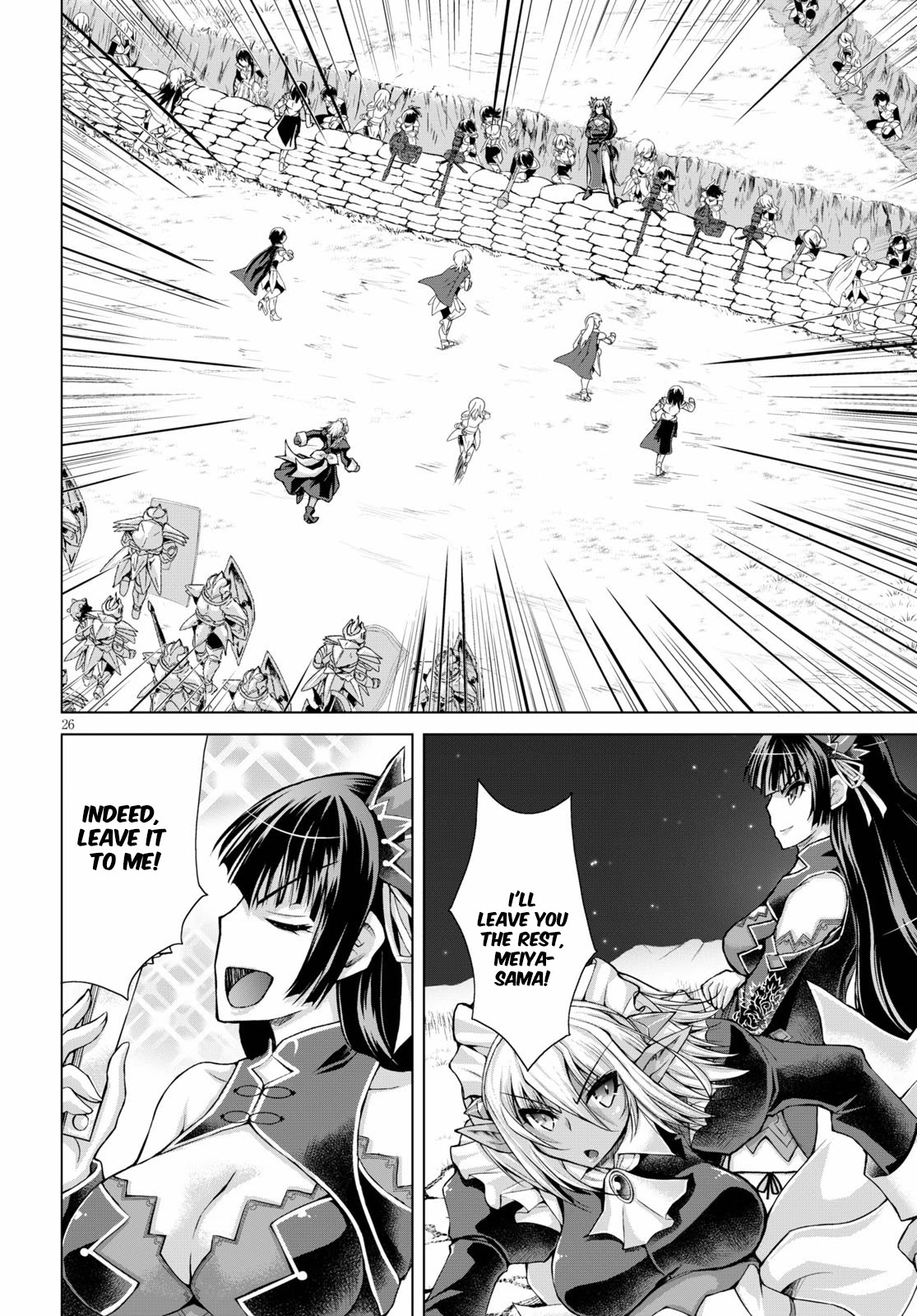 Gunota ga Mahou Sekai ni Tensei Shitara, Gendai Heiki de Guntai Harem o Tsukucchaimashita!? Chapter 56 page 27 - Chapter 56