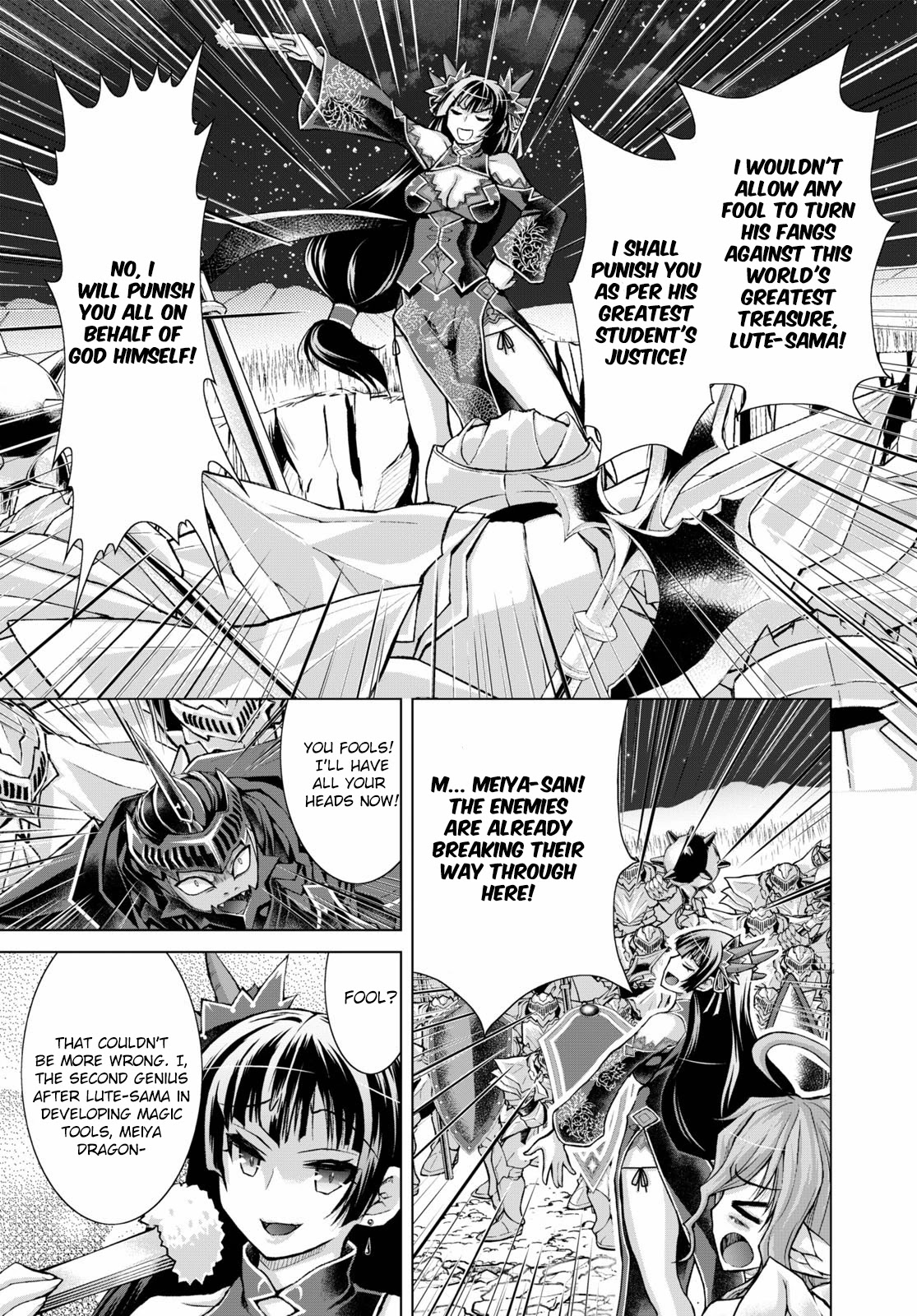 Gunota ga Mahou Sekai ni Tensei Shitara, Gendai Heiki de Guntai Harem o Tsukucchaimashita!? Chapter 56 page 28 - Chapter 56