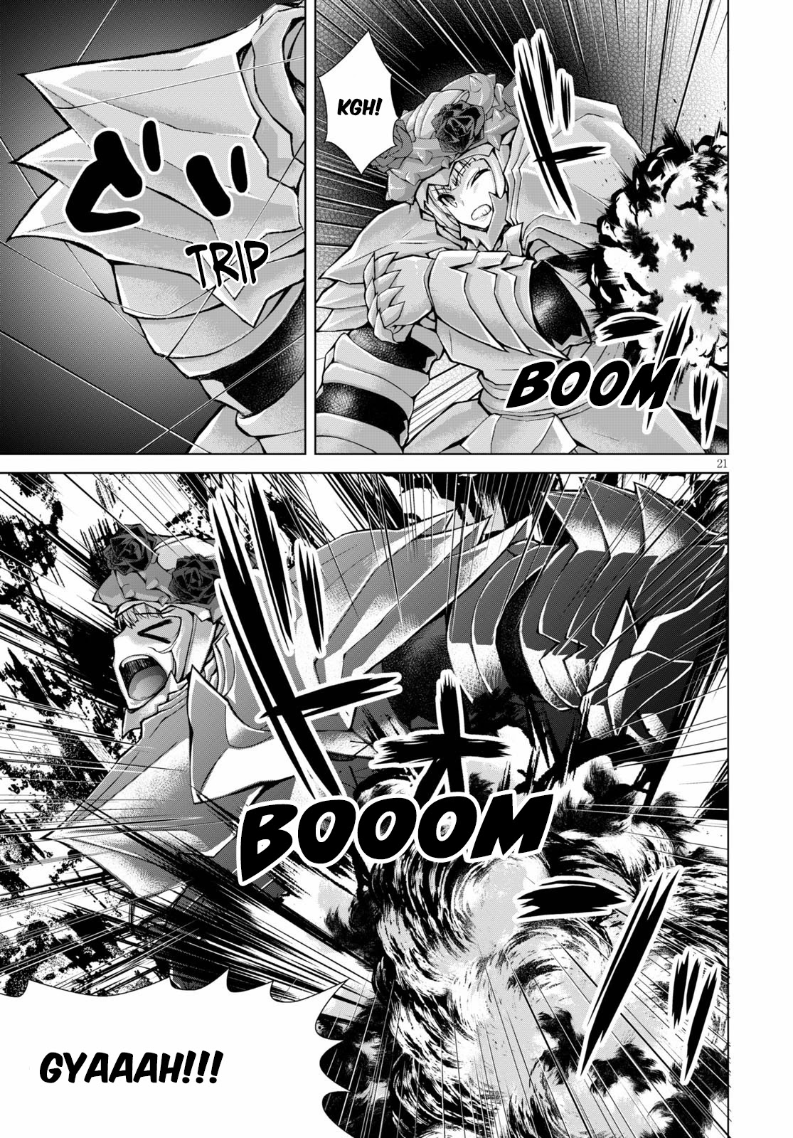 Gunota ga Mahou Sekai ni Tensei Shitara, Gendai Heiki de Guntai Harem o Tsukucchaimashita!? Chapter 57 page 22 - Chapter 57