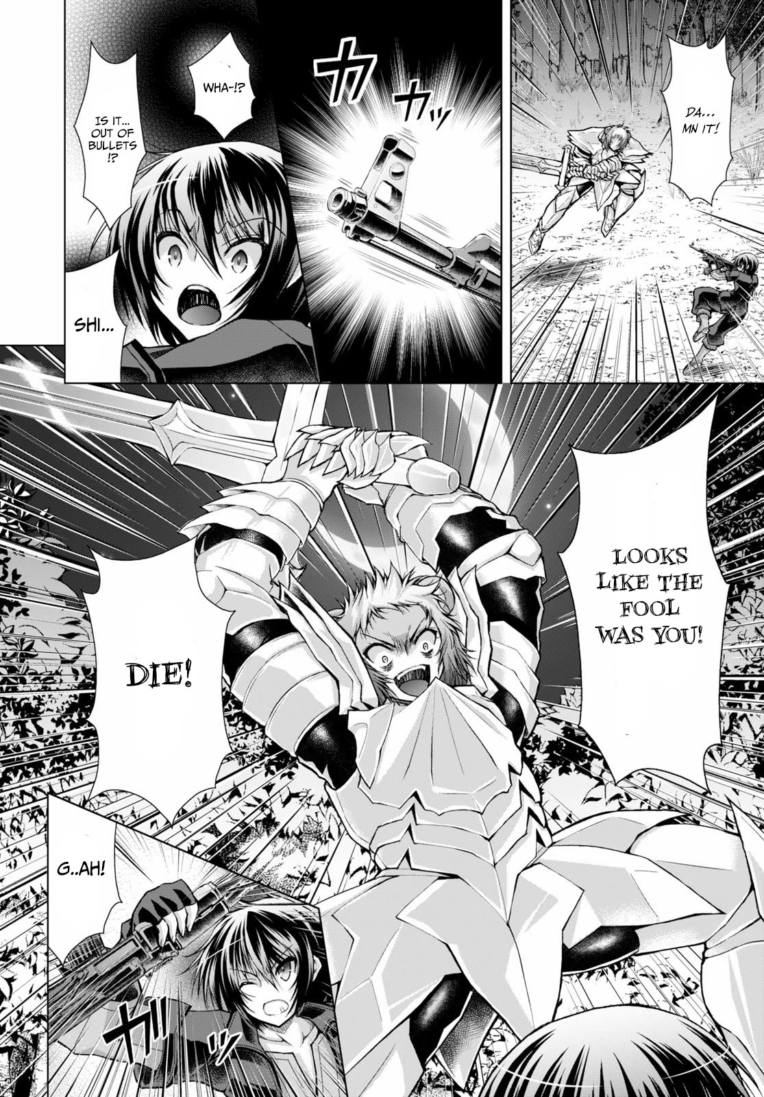 Gunota ga Mahou Sekai ni Tensei Shitara, Gendai Heiki de Guntai Harem o Tsukucchaimashita!? Chapter 58 page 15 - Chapter 58