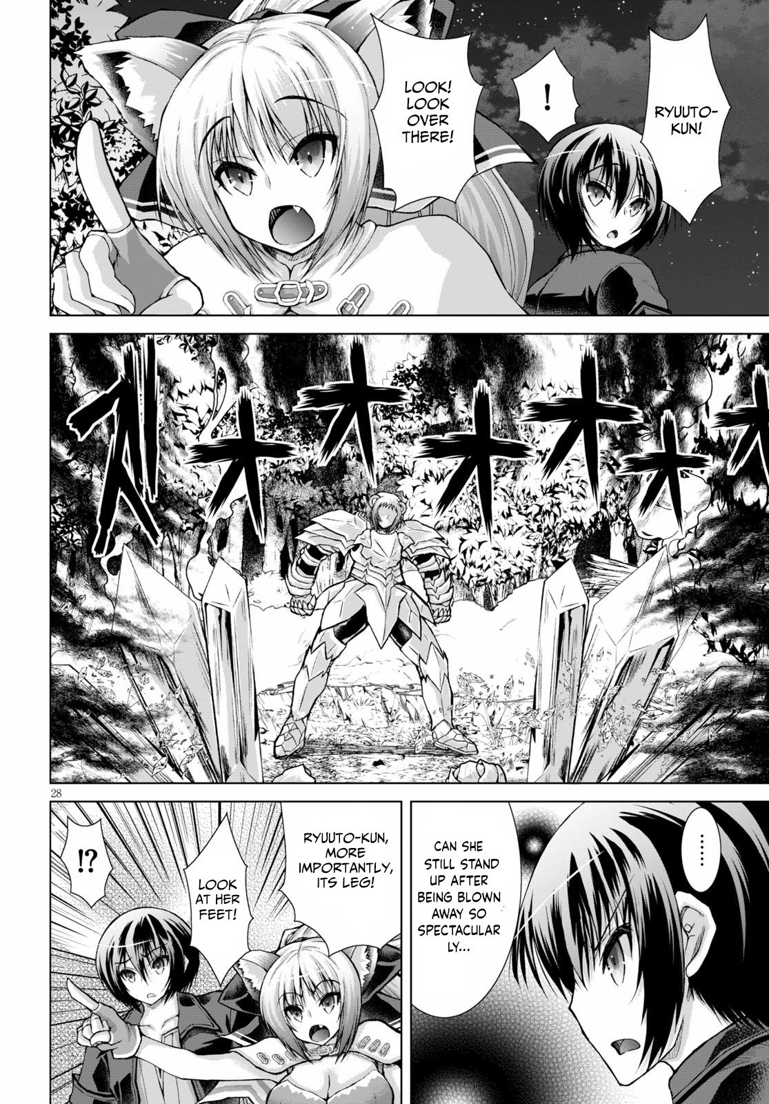 Gunota ga Mahou Sekai ni Tensei Shitara, Gendai Heiki de Guntai Harem o Tsukucchaimashita!? Chapter 58 page 28 - Chapter 58