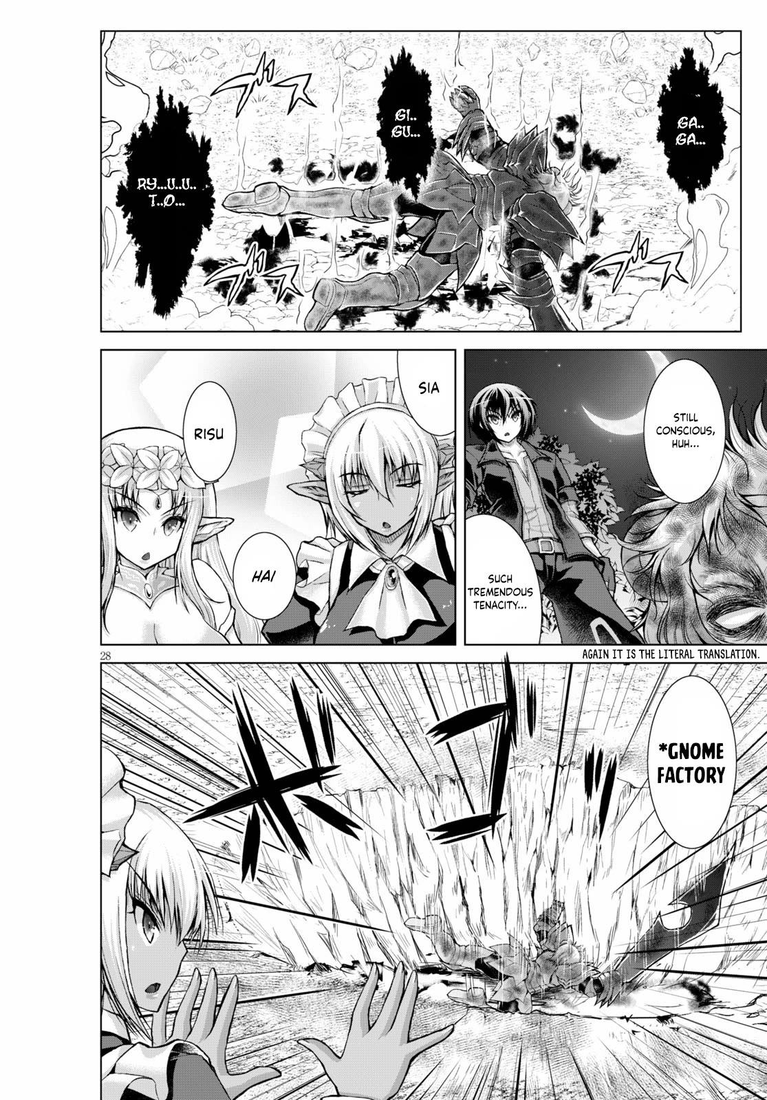 Gunota ga Mahou Sekai ni Tensei Shitara, Gendai Heiki de Guntai Harem o Tsukucchaimashita!? Chapter 59 page 28 - Chapter 59