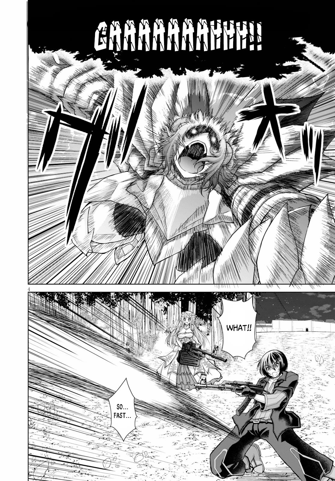 Gunota ga Mahou Sekai ni Tensei Shitara, Gendai Heiki de Guntai Harem o Tsukucchaimashita!? Chapter 59 page 5 - Chapter 59