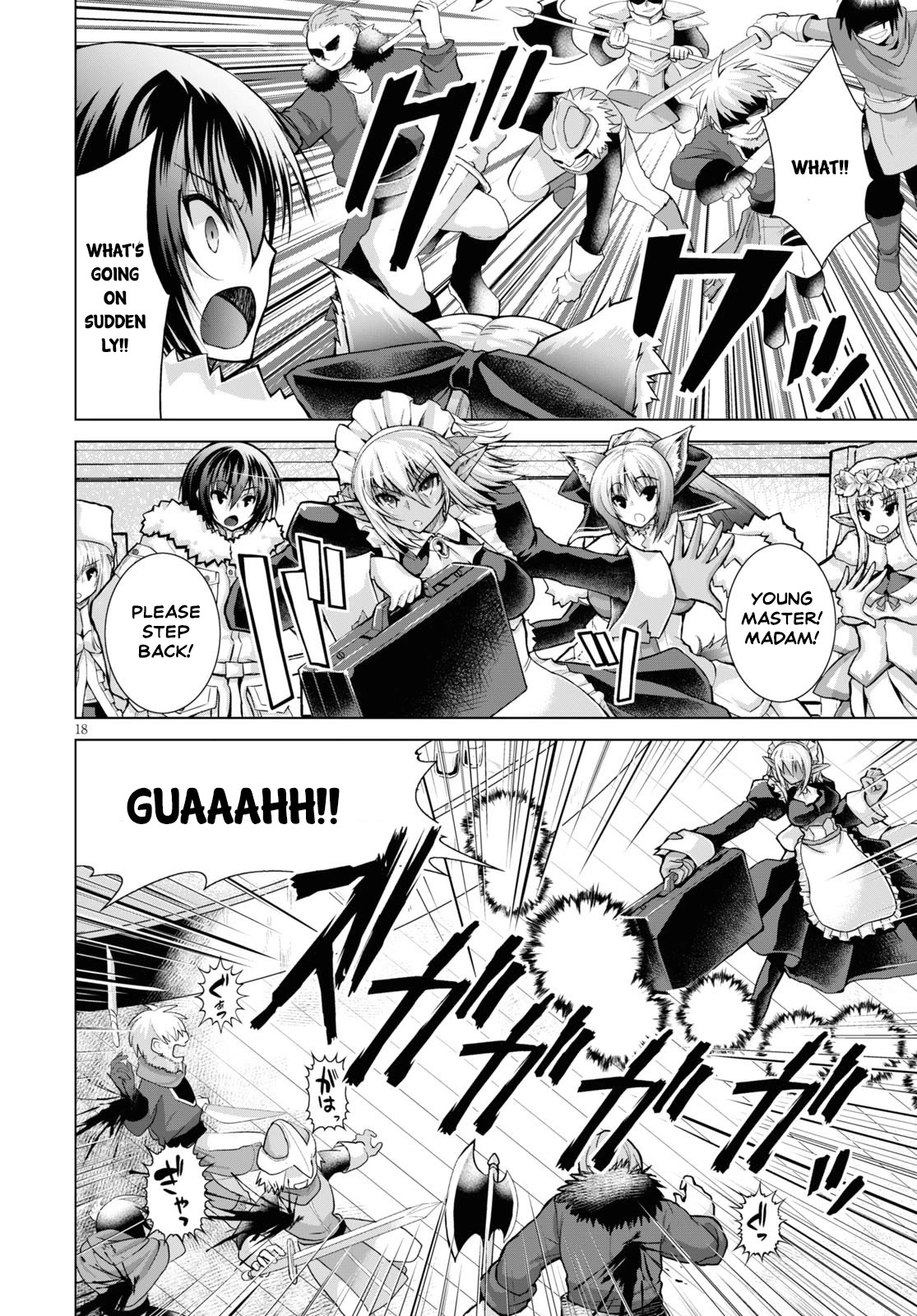 Gunota ga Mahou Sekai ni Tensei Shitara, Gendai Heiki de Guntai Harem o Tsukucchaimashita!? Chapter 61 page 19 - Chapter 61