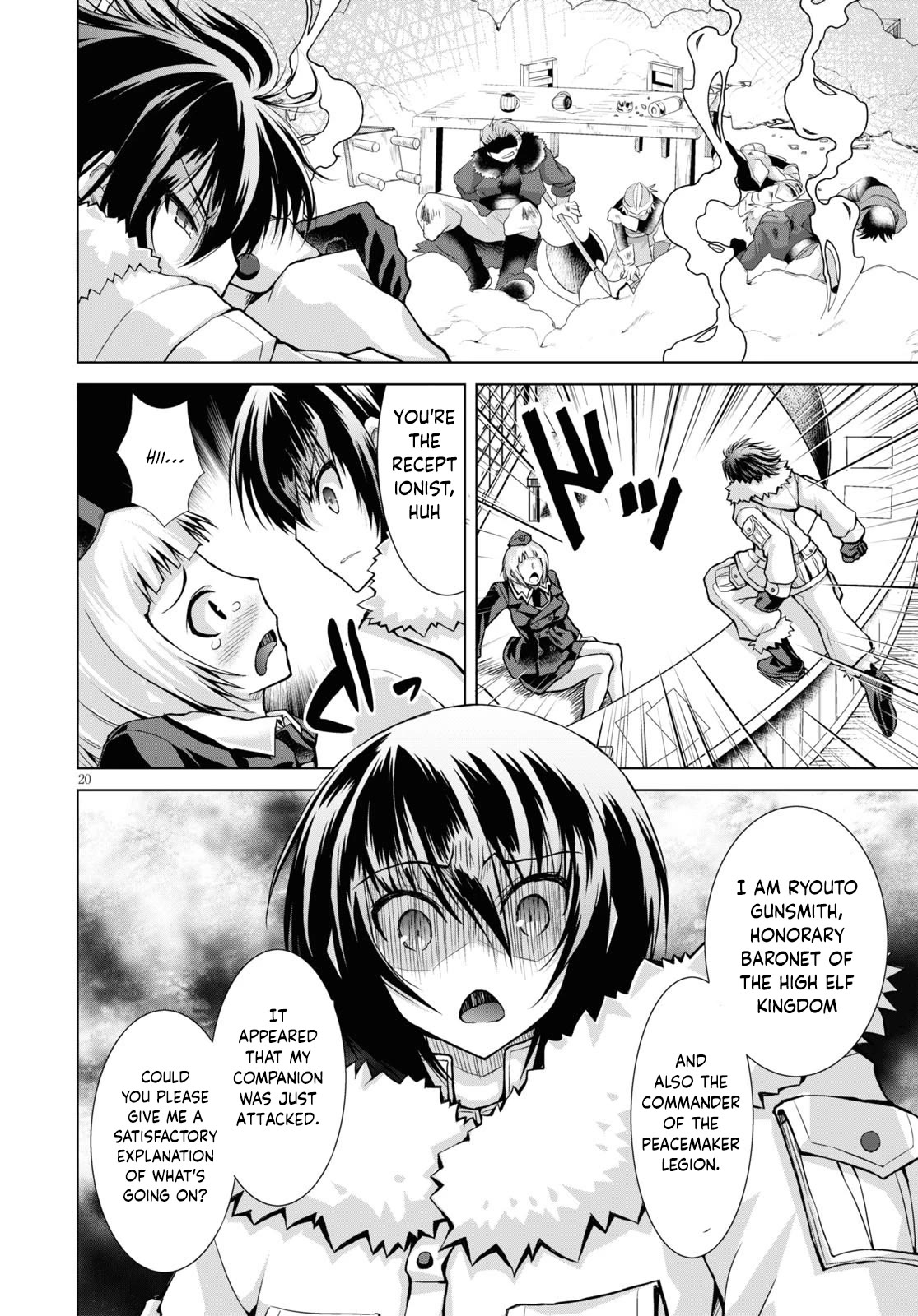Gunota ga Mahou Sekai ni Tensei Shitara, Gendai Heiki de Guntai Harem o Tsukucchaimashita!? Chapter 61 page 21 - Chapter 61