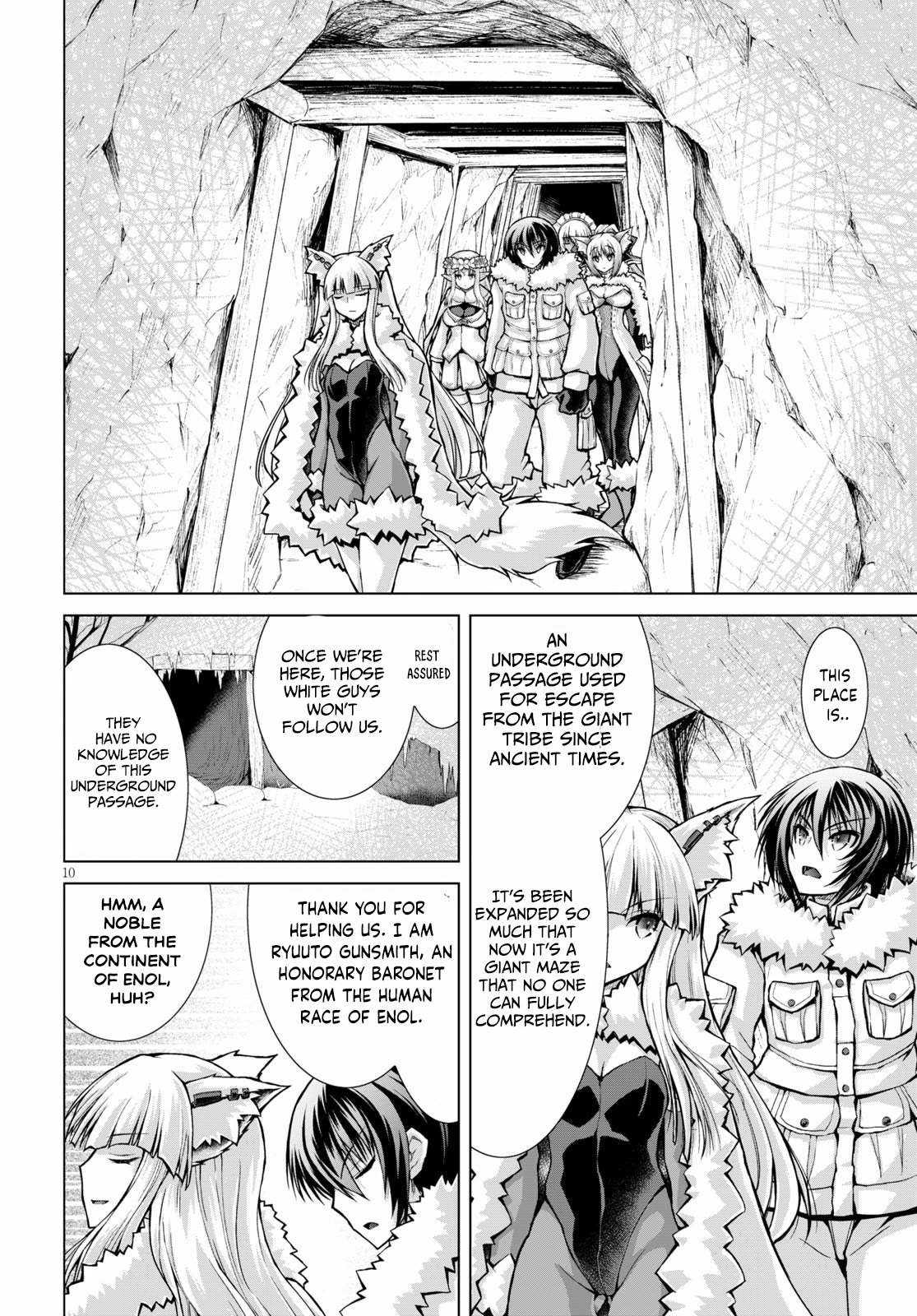 Gunota ga Mahou Sekai ni Tensei Shitara, Gendai Heiki de Guntai Harem o Tsukucchaimashita!? Chapter 62 page 11 - Chapter 62