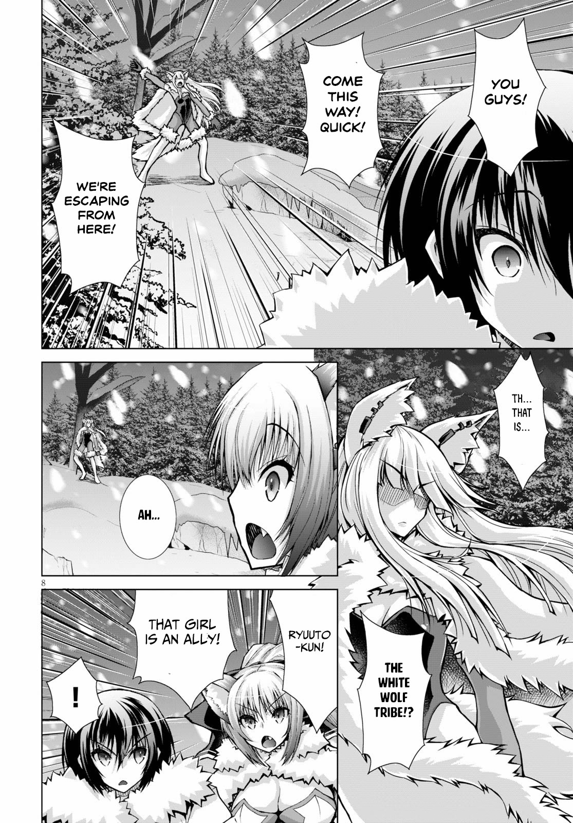 Gunota ga Mahou Sekai ni Tensei Shitara, Gendai Heiki de Guntai Harem o Tsukucchaimashita!? Chapter 62 page 9 - Chapter 62