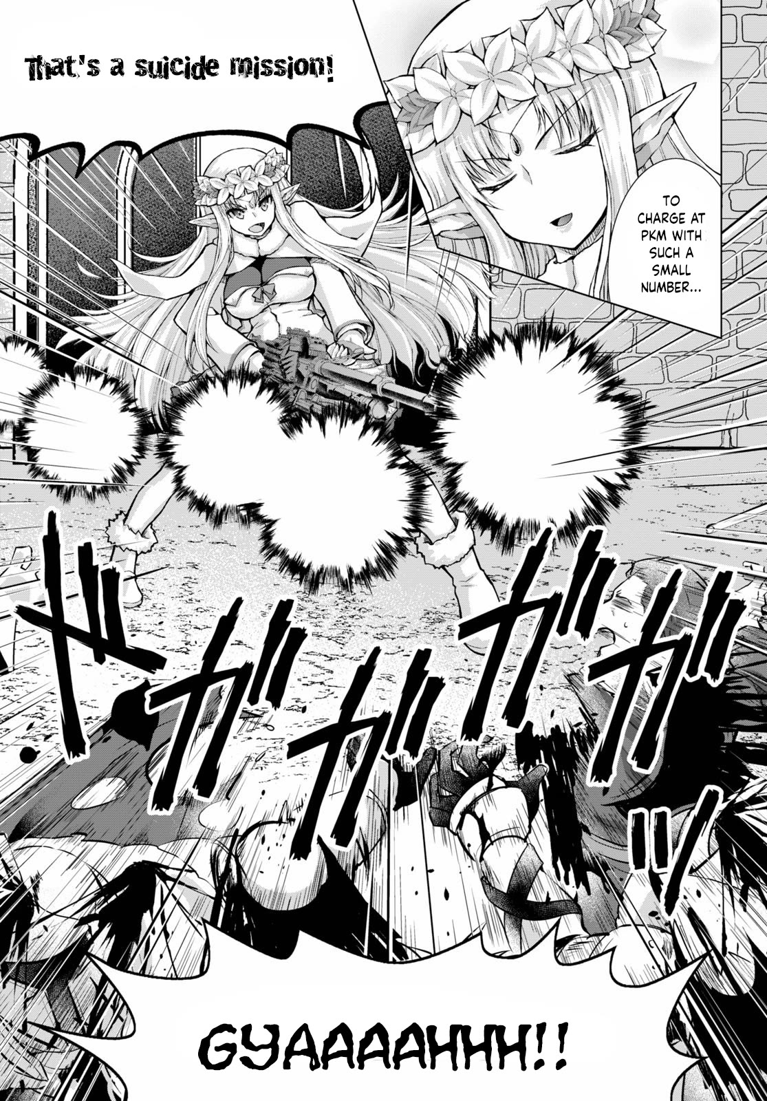 Gunota ga Mahou Sekai ni Tensei Shitara, Gendai Heiki de Guntai Harem o Tsukucchaimashita!? Chapter 65 page 16 - Chapter 65