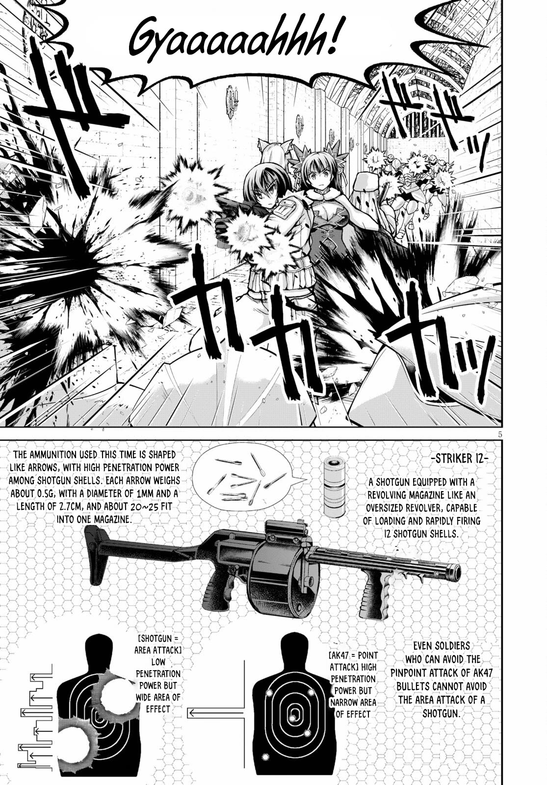 Gunota ga Mahou Sekai ni Tensei Shitara, Gendai Heiki de Guntai Harem o Tsukucchaimashita!? Chapter 67 page 6 - Chapter 67