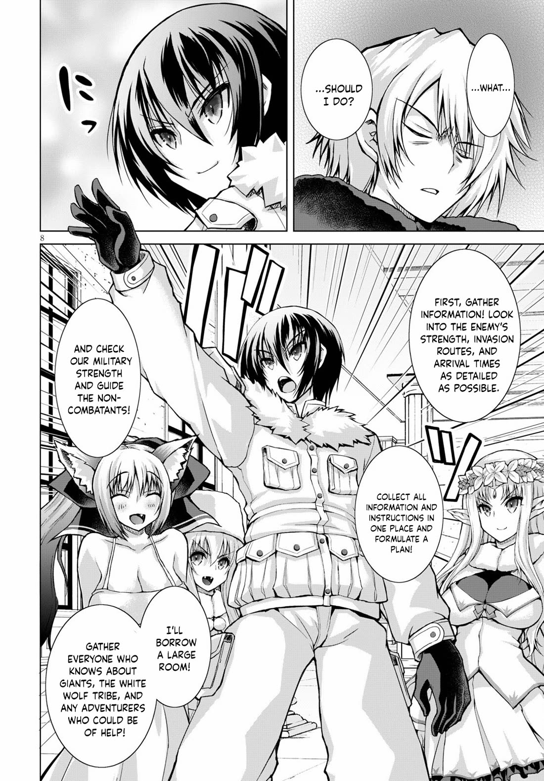Gunota ga Mahou Sekai ni Tensei Shitara, Gendai Heiki de Guntai Harem o Tsukucchaimashita!? Chapter 69 page 9 - Chapter 69