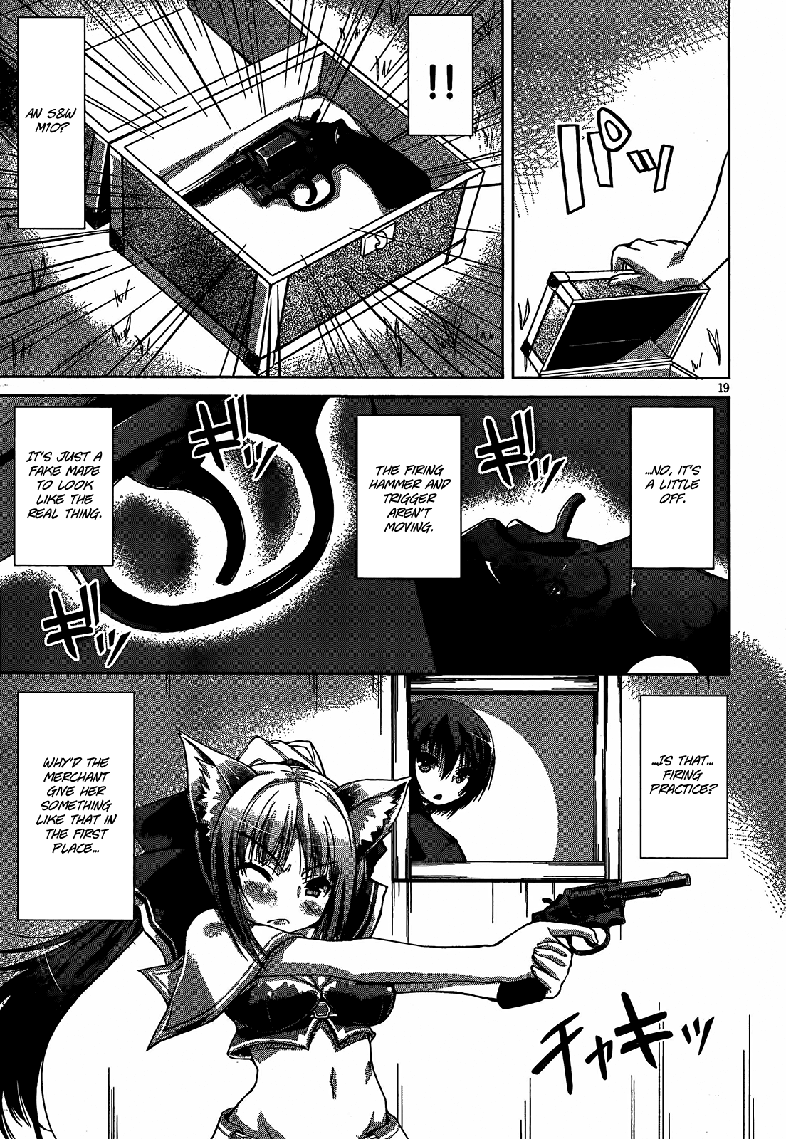 Gunota ga Mahou Sekai ni Tensei Shitara, Gendai Heiki de Guntai Harem o Tsukucchaimashita!? Chapter 7 page 24 - Chapter 7