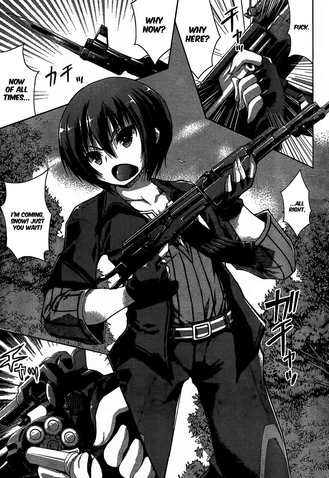 Gunota ga Mahou Sekai ni Tensei Shitara, Gendai Heiki de Guntai Harem o Tsukucchaimashita!? Chapter 7 page 36 - Chapter 7