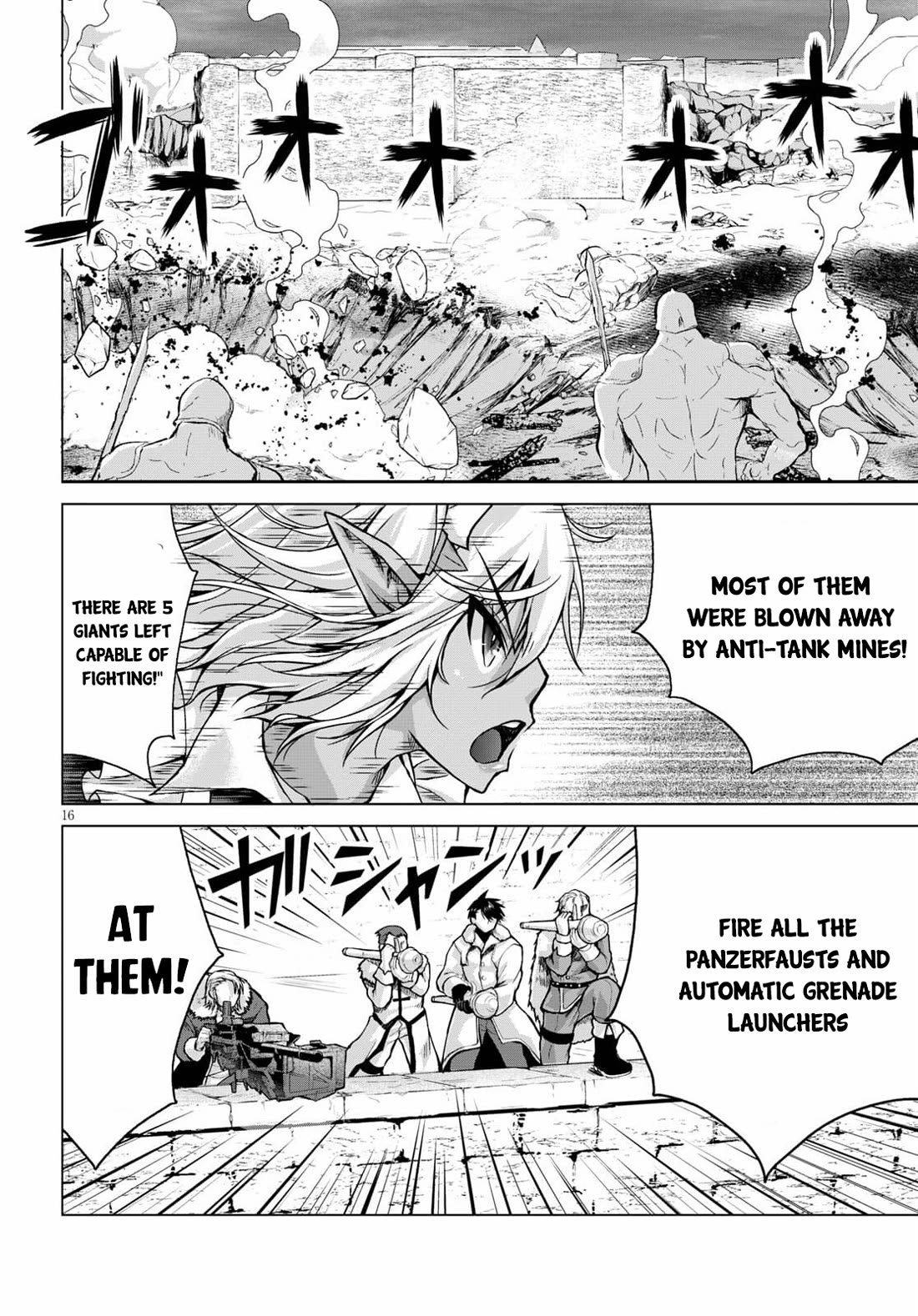 Gunota ga Mahou Sekai ni Tensei Shitara, Gendai Heiki de Guntai Harem o Tsukucchaimashita!? Chapter 70 page 17 - Chapter 70