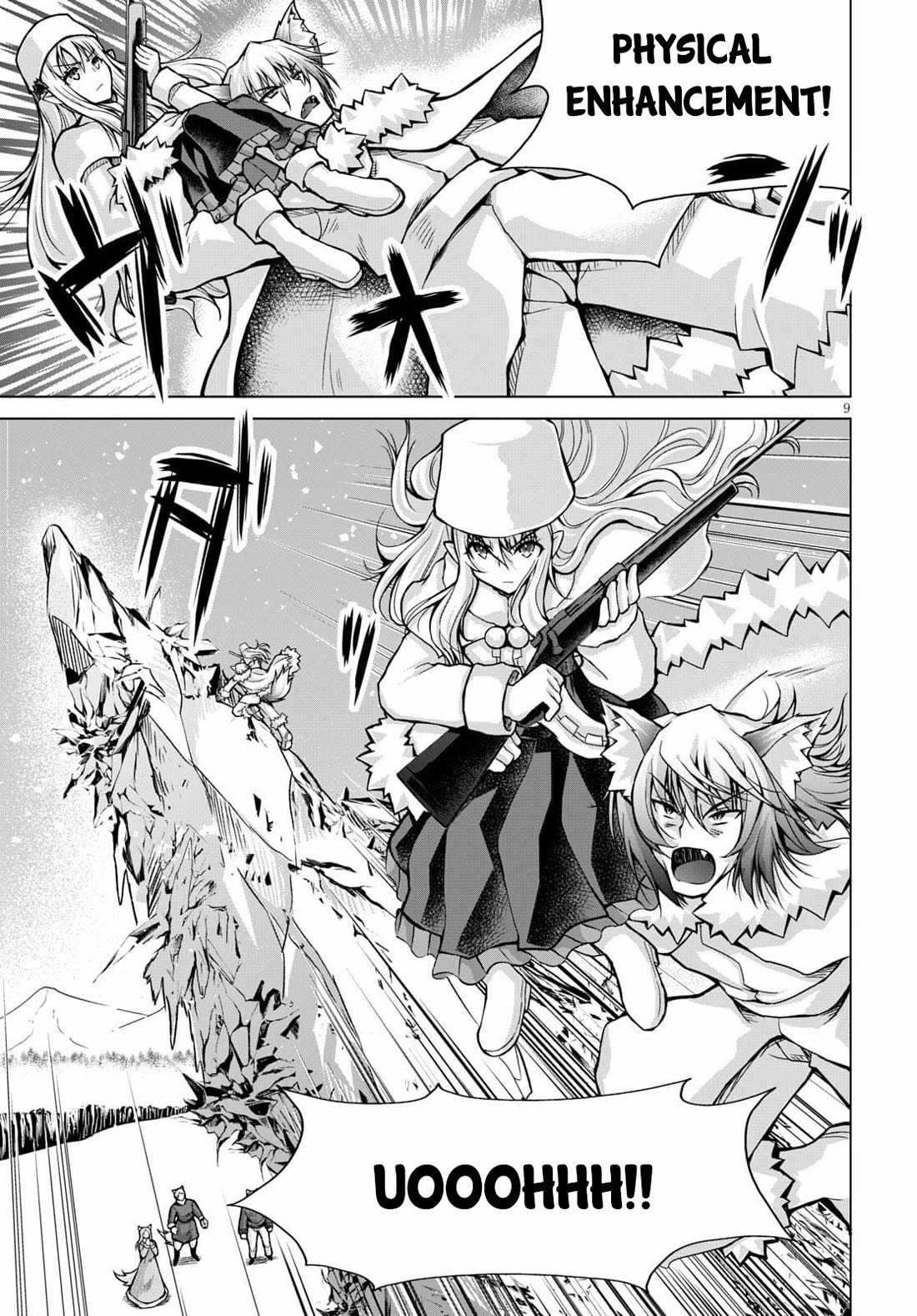 Gunota ga Mahou Sekai ni Tensei Shitara, Gendai Heiki de Guntai Harem o Tsukucchaimashita!? Chapter 71 page 10 - Chapter 71
