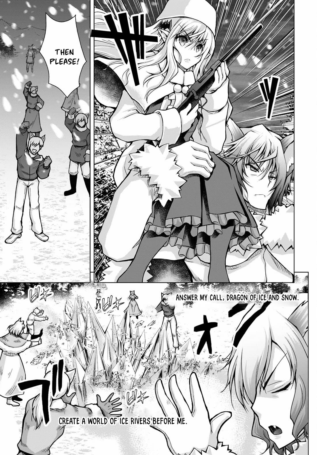 Gunota ga Mahou Sekai ni Tensei Shitara, Gendai Heiki de Guntai Harem o Tsukucchaimashita!? Chapter 71 page 8 - Chapter 71