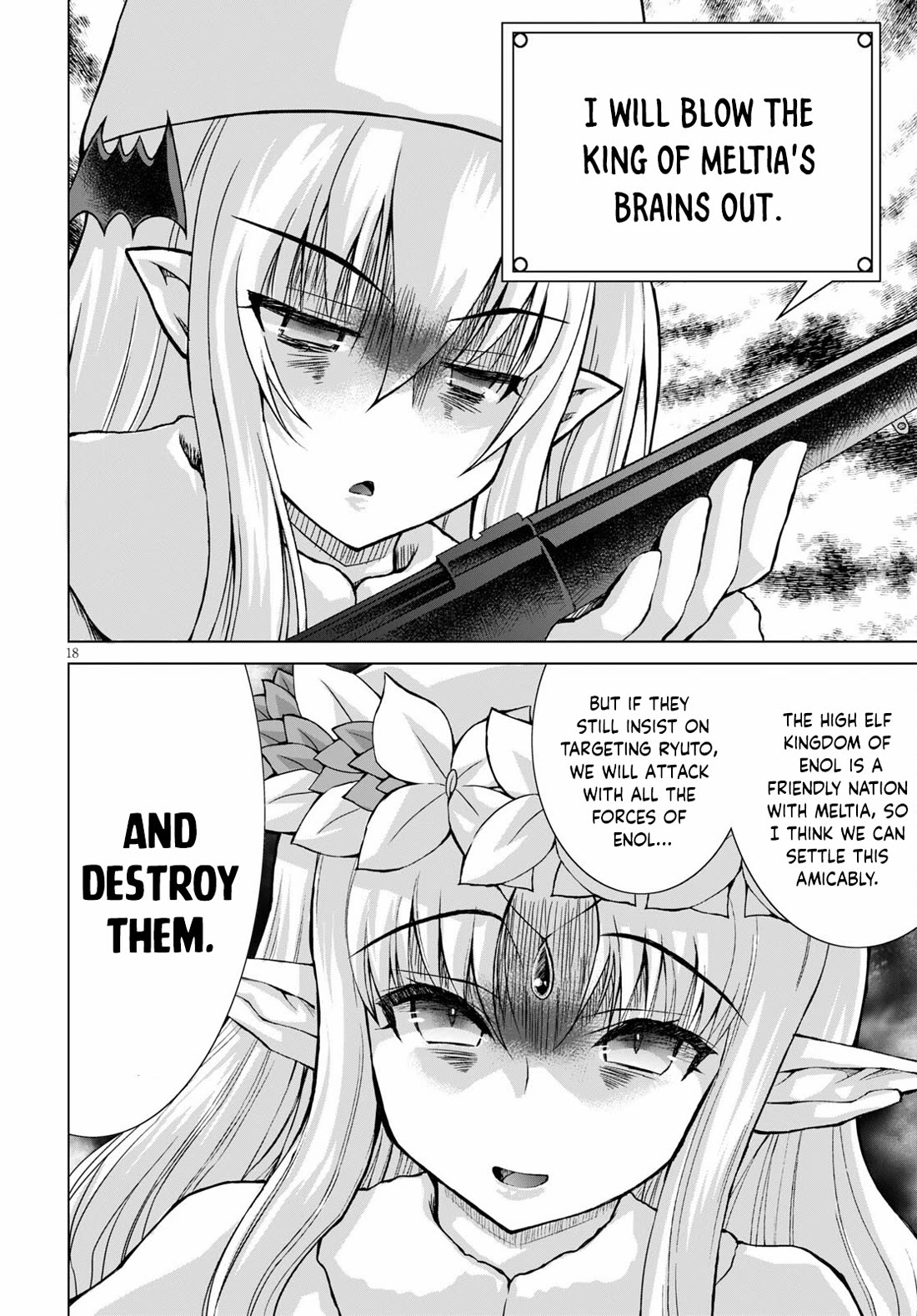 Gunota ga Mahou Sekai ni Tensei Shitara, Gendai Heiki de Guntai Harem o Tsukucchaimashita!? Chapter 72 page 19 - Chapter 72