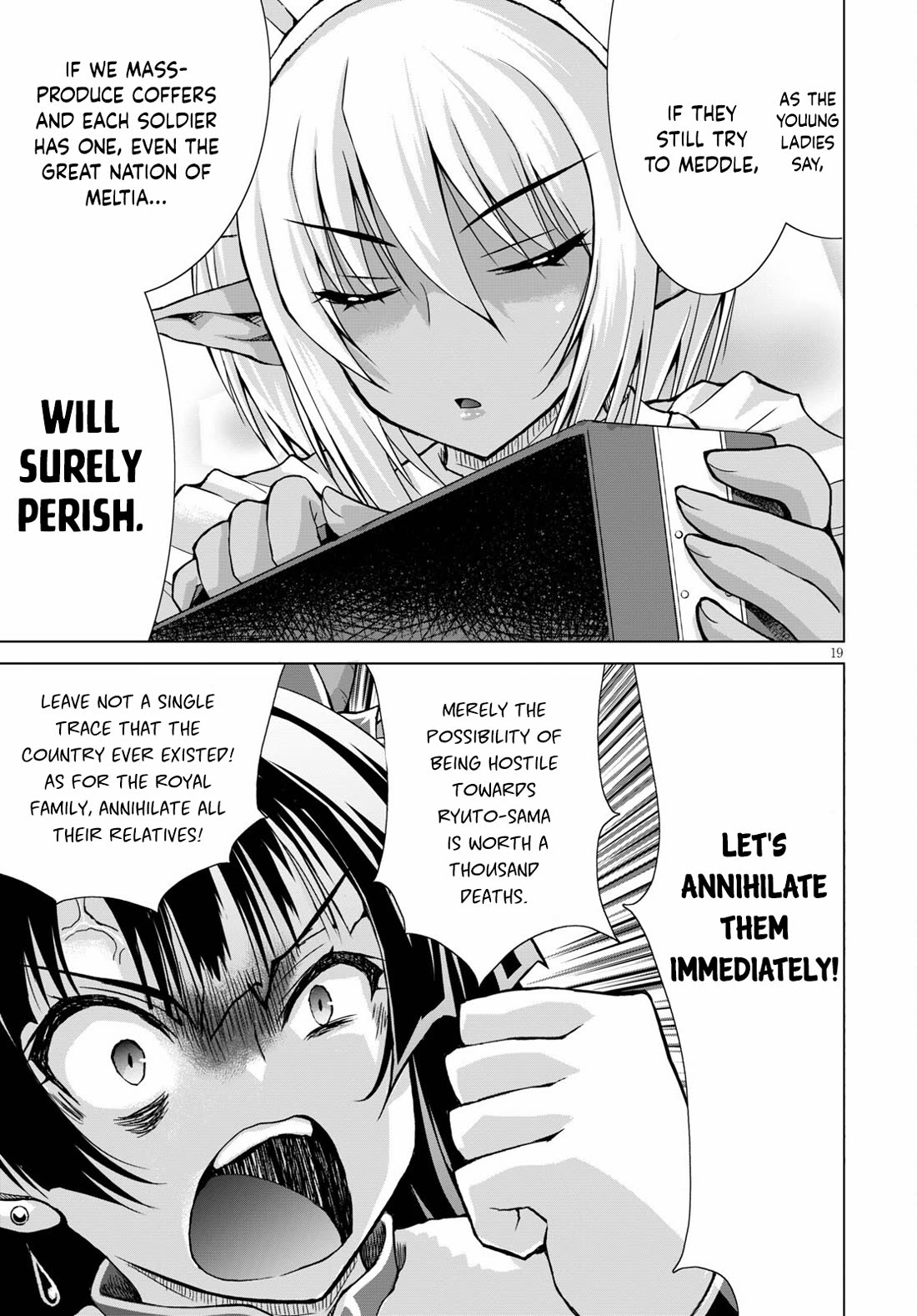 Gunota ga Mahou Sekai ni Tensei Shitara, Gendai Heiki de Guntai Harem o Tsukucchaimashita!? Chapter 72 page 20 - Chapter 72