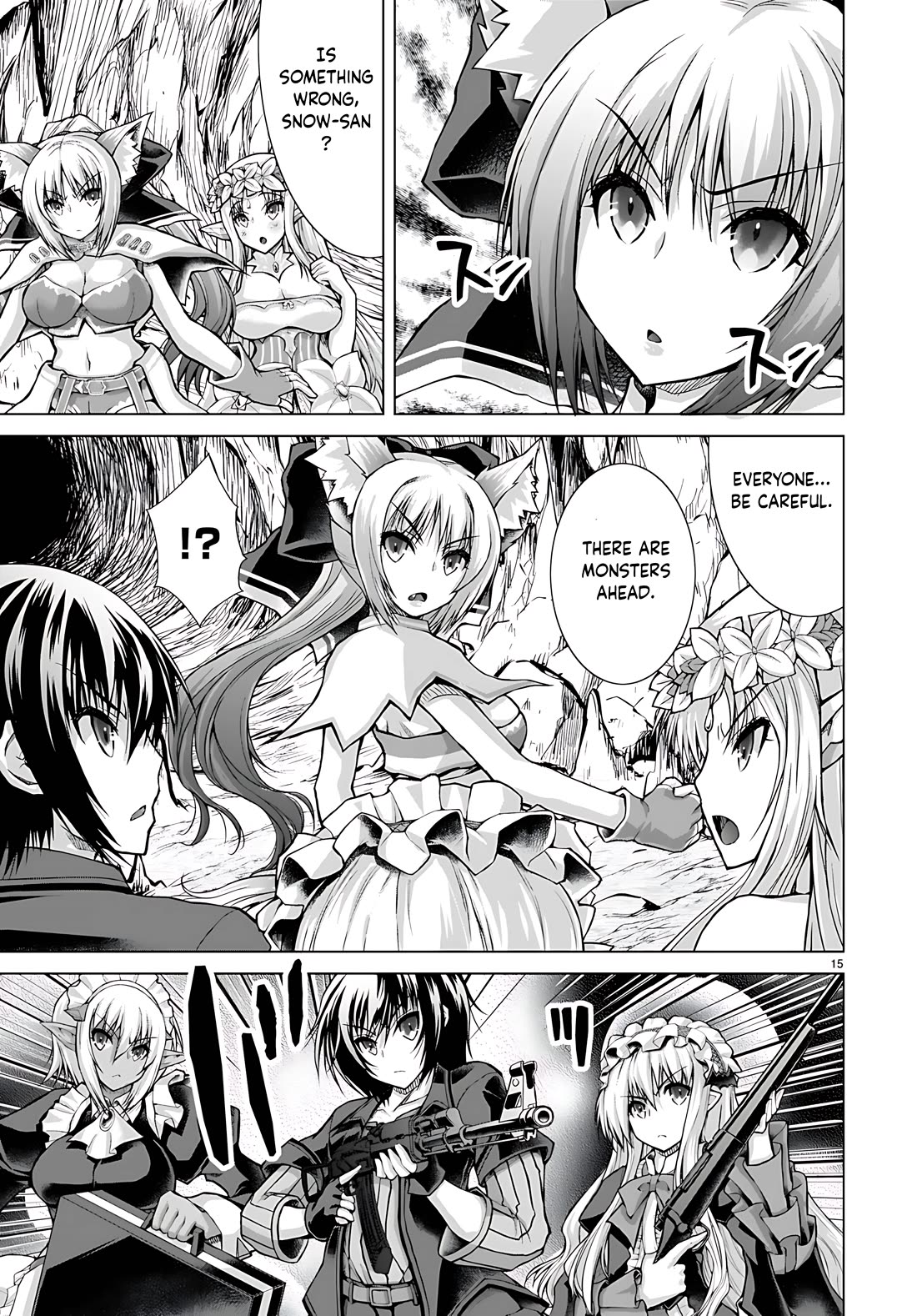 Gunota ga Mahou Sekai ni Tensei Shitara, Gendai Heiki de Guntai Harem o Tsukucchaimashita!? Chapter 76 page 19 - Chapter 76