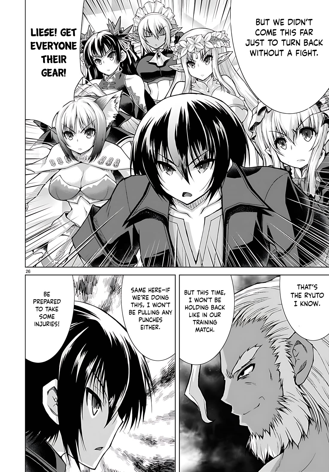 Gunota ga Mahou Sekai ni Tensei Shitara, Gendai Heiki de Guntai Harem o Tsukucchaimashita!? Chapter 77 page 28 - Chapter 77