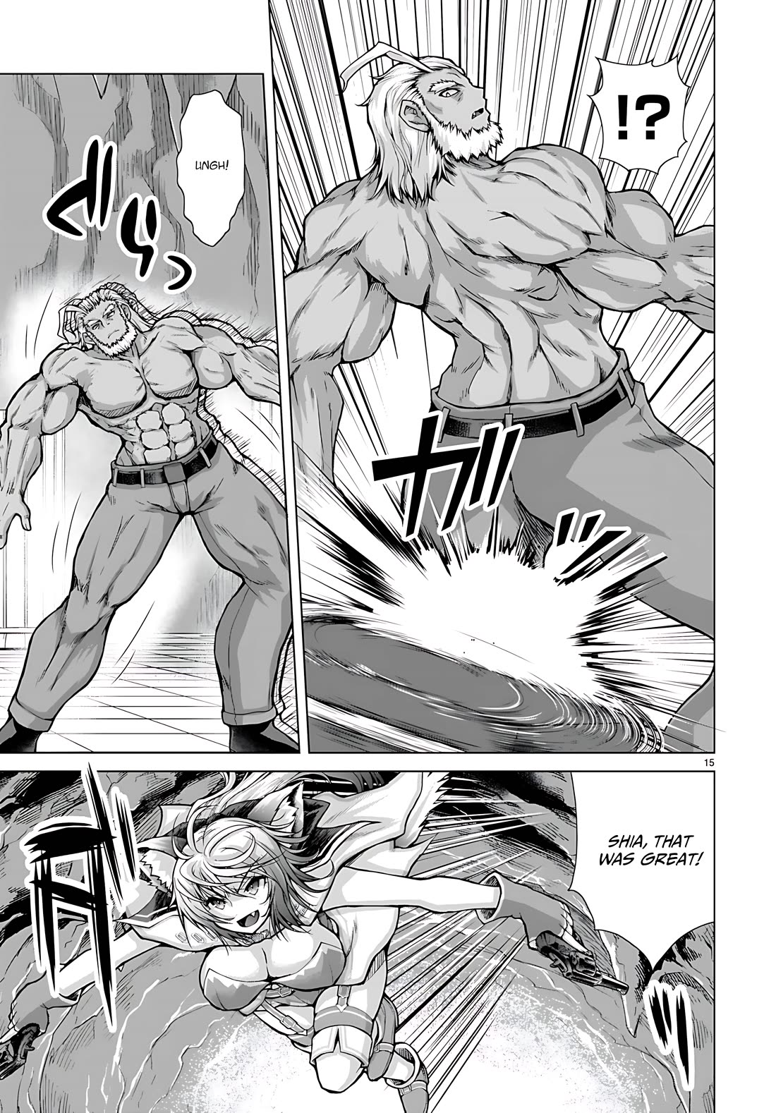 Gunota ga Mahou Sekai ni Tensei Shitara, Gendai Heiki de Guntai Harem o Tsukucchaimashita!? Chapter 78 page 15 - Chapter 78