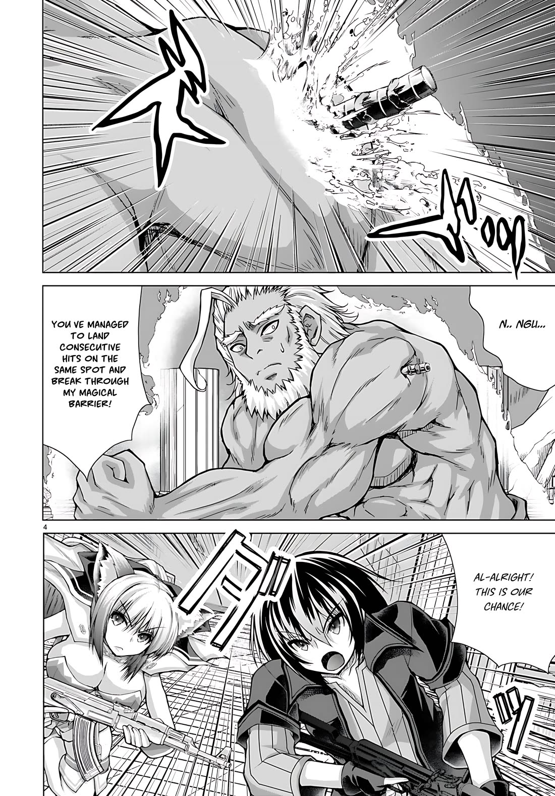 Gunota ga Mahou Sekai ni Tensei Shitara, Gendai Heiki de Guntai Harem o Tsukucchaimashita!? Chapter 78 page 5 - Chapter 78