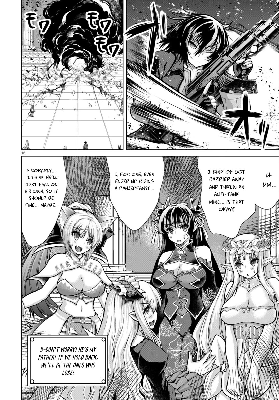 Gunota ga Mahou Sekai ni Tensei Shitara, Gendai Heiki de Guntai Harem o Tsukucchaimashita!? Chapter 79 page 13 - Chapter 79