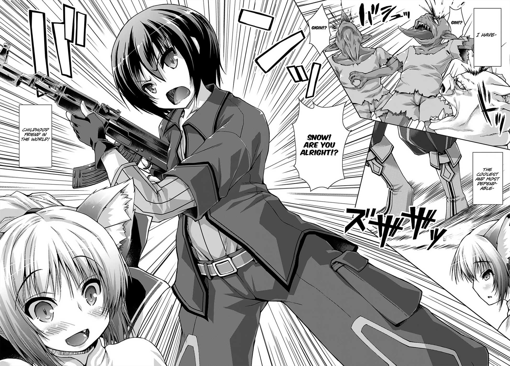 Gunota ga Mahou Sekai ni Tensei Shitara, Gendai Heiki de Guntai Harem o Tsukucchaimashita!? Chapter 8 page 23 - Chapter 8
