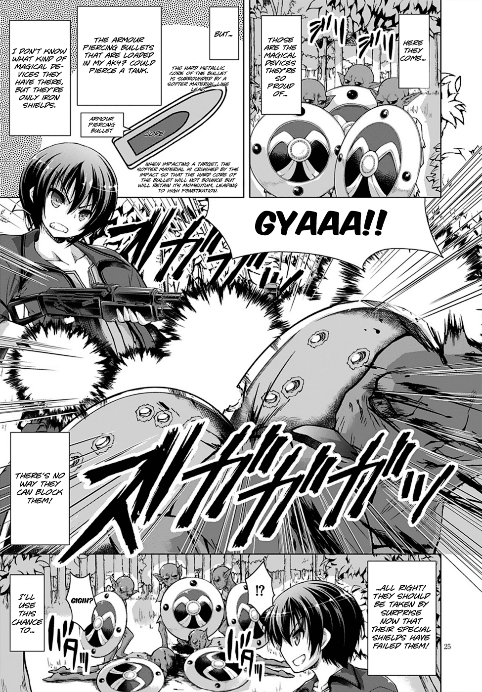 Gunota ga Mahou Sekai ni Tensei Shitara, Gendai Heiki de Guntai Harem o Tsukucchaimashita!? Chapter 8 page 29 - Chapter 8