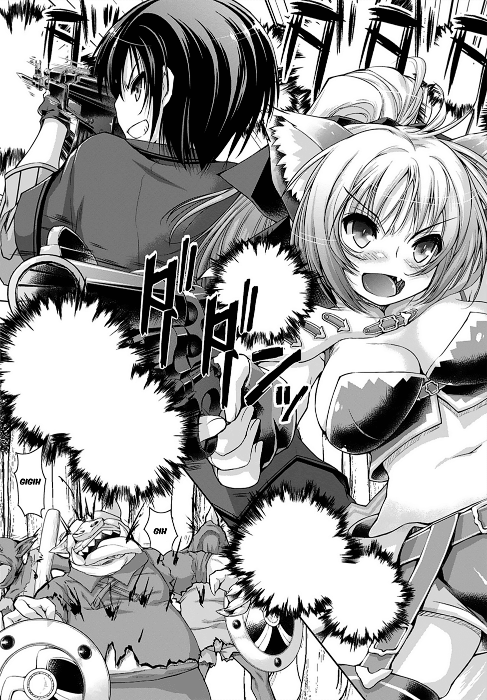Gunota ga Mahou Sekai ni Tensei Shitara, Gendai Heiki de Guntai Harem o Tsukucchaimashita!? Chapter 8 page 33 - Chapter 8