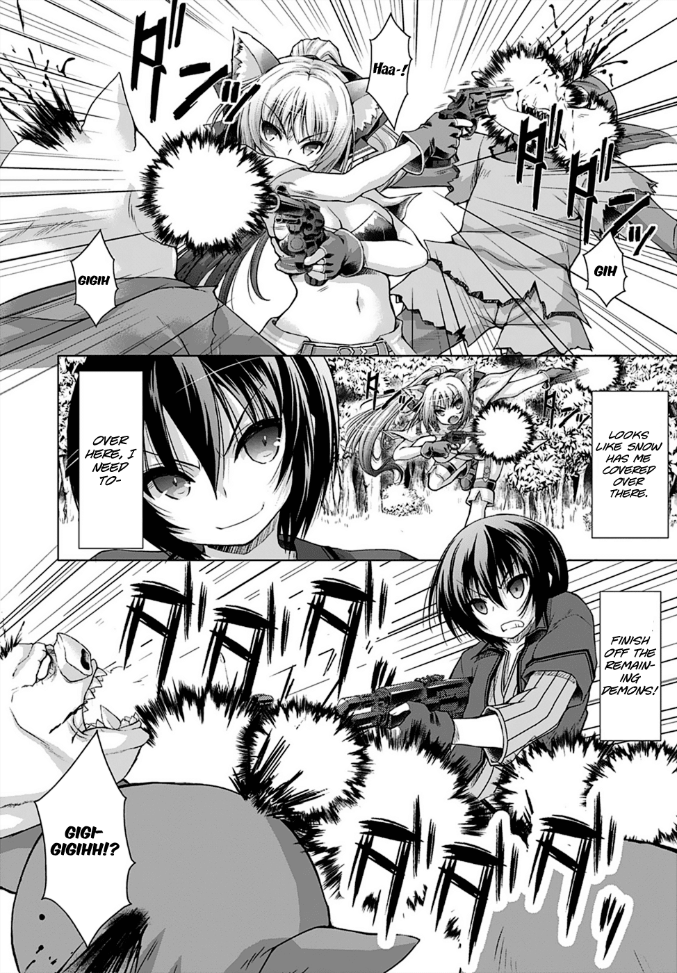 Gunota ga Mahou Sekai ni Tensei Shitara, Gendai Heiki de Guntai Harem o Tsukucchaimashita!? Chapter 8 page 35 - Chapter 8