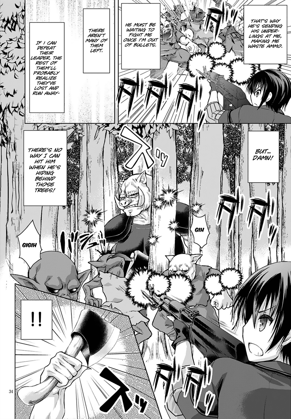 Gunota ga Mahou Sekai ni Tensei Shitara, Gendai Heiki de Guntai Harem o Tsukucchaimashita!? Chapter 8 page 37 - Chapter 8