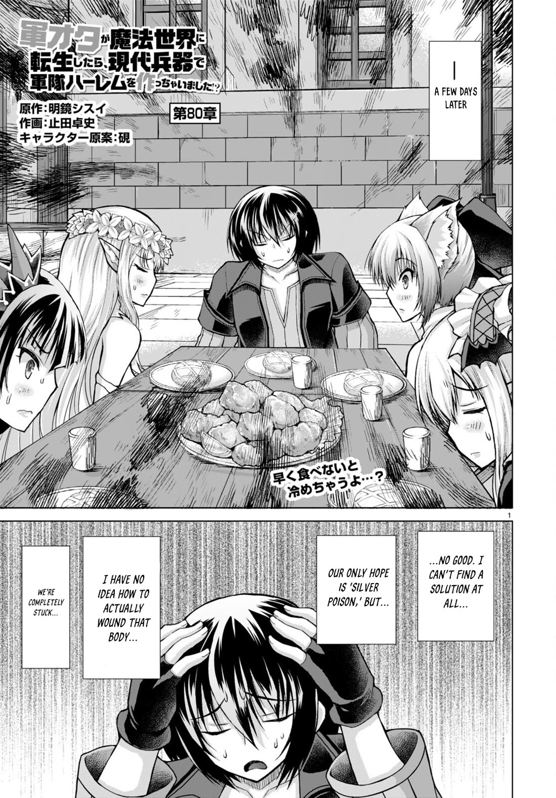 Gunota ga Mahou Sekai ni Tensei Shitara, Gendai Heiki de Guntai Harem o Tsukucchaimashita!? Chapter 80 page 2 - Chapter 80