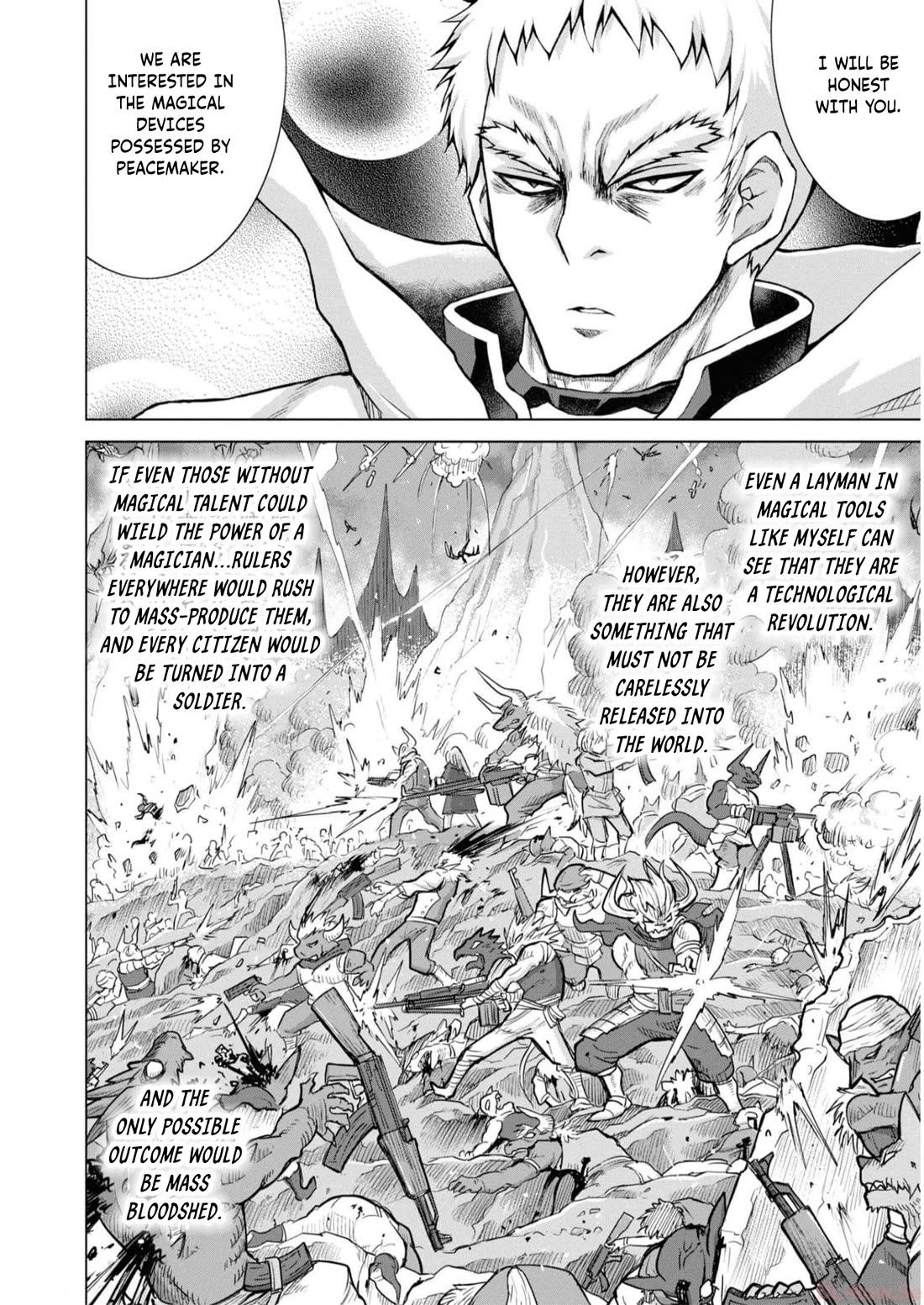 Gunota ga Mahou Sekai ni Tensei Shitara, Gendai Heiki de Guntai Harem o Tsukucchaimashita!? Chapter 86 page 21 - Chapter 86