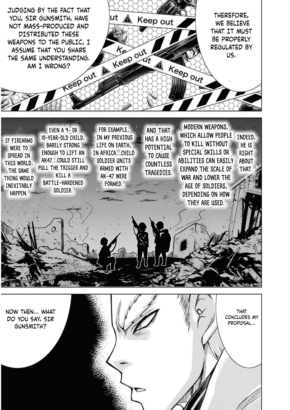Gunota ga Mahou Sekai ni Tensei Shitara, Gendai Heiki de Guntai Harem o Tsukucchaimashita!? Chapter 86 page 22 - Chapter 86