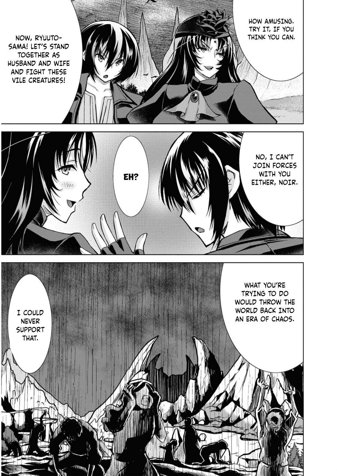 Gunota ga Mahou Sekai ni Tensei Shitara, Gendai Heiki de Guntai Harem o Tsukucchaimashita!? Chapter 87 page 10 - Chapter 87 [END]