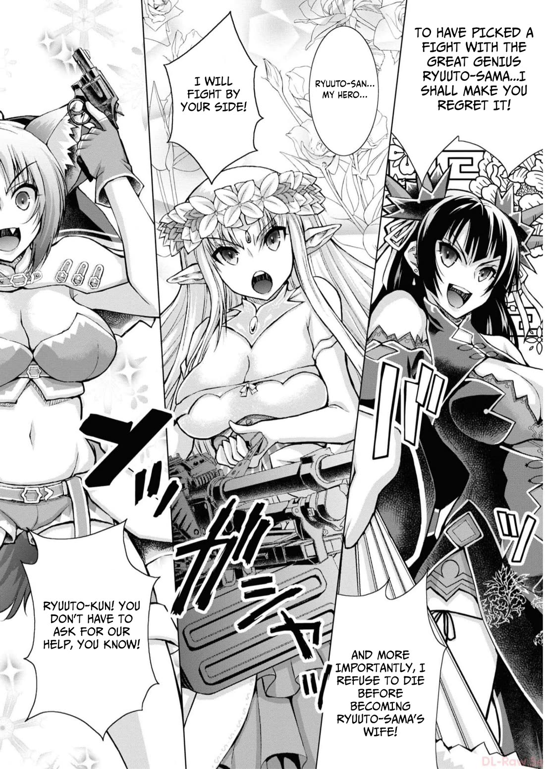 Gunota ga Mahou Sekai ni Tensei Shitara, Gendai Heiki de Guntai Harem o Tsukucchaimashita!? Chapter 87 page 29 - Chapter 87 [END]