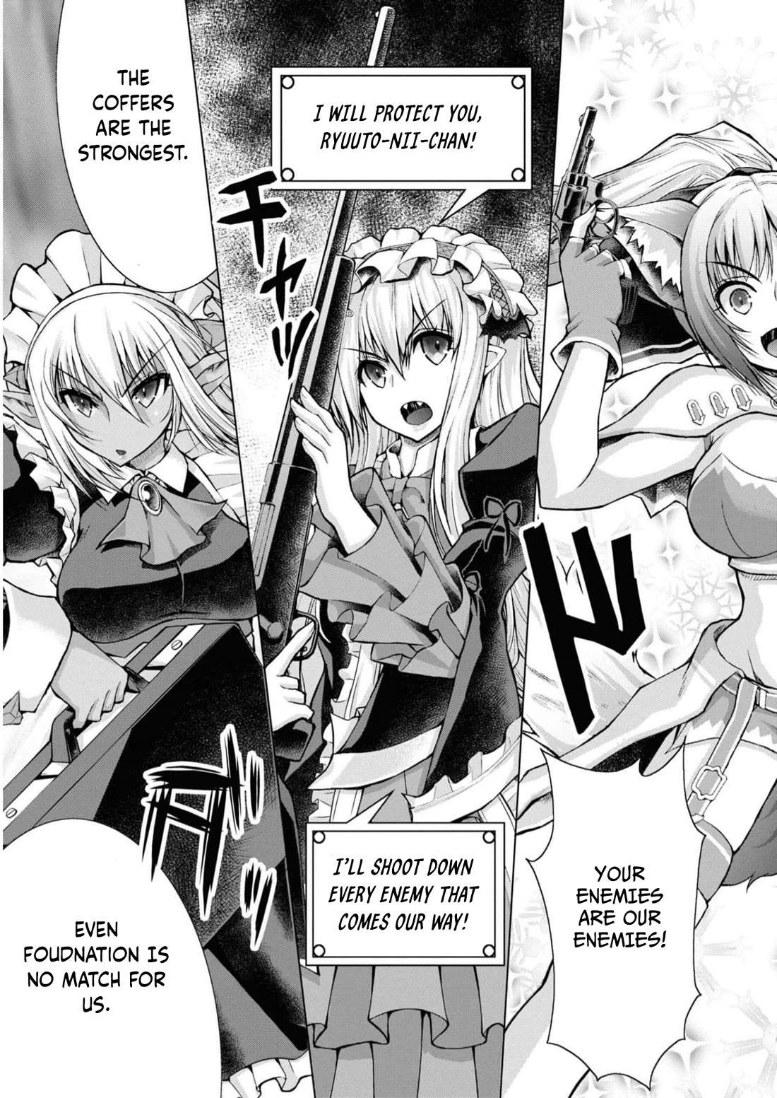 Gunota ga Mahou Sekai ni Tensei Shitara, Gendai Heiki de Guntai Harem o Tsukucchaimashita!? Chapter 87 page 30 - Chapter 87 [END]