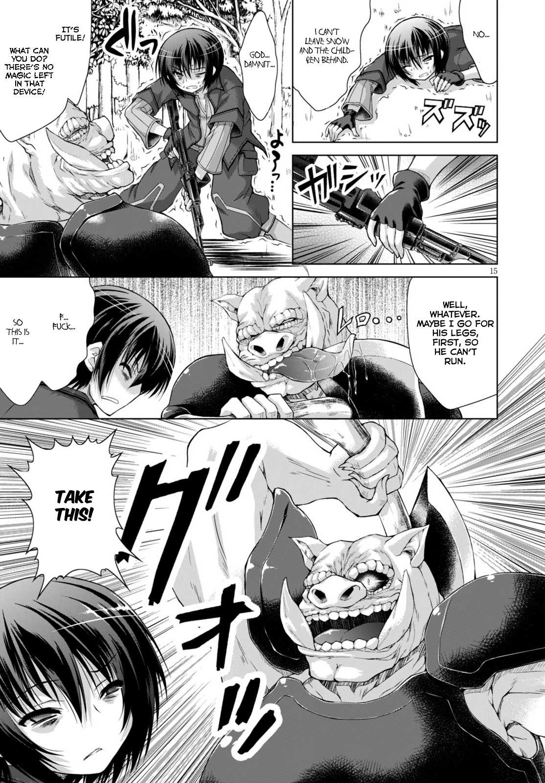 Gunota ga Mahou Sekai ni Tensei Shitara, Gendai Heiki de Guntai Harem o Tsukucchaimashita!? Chapter 9 page 19 - Chapter 9