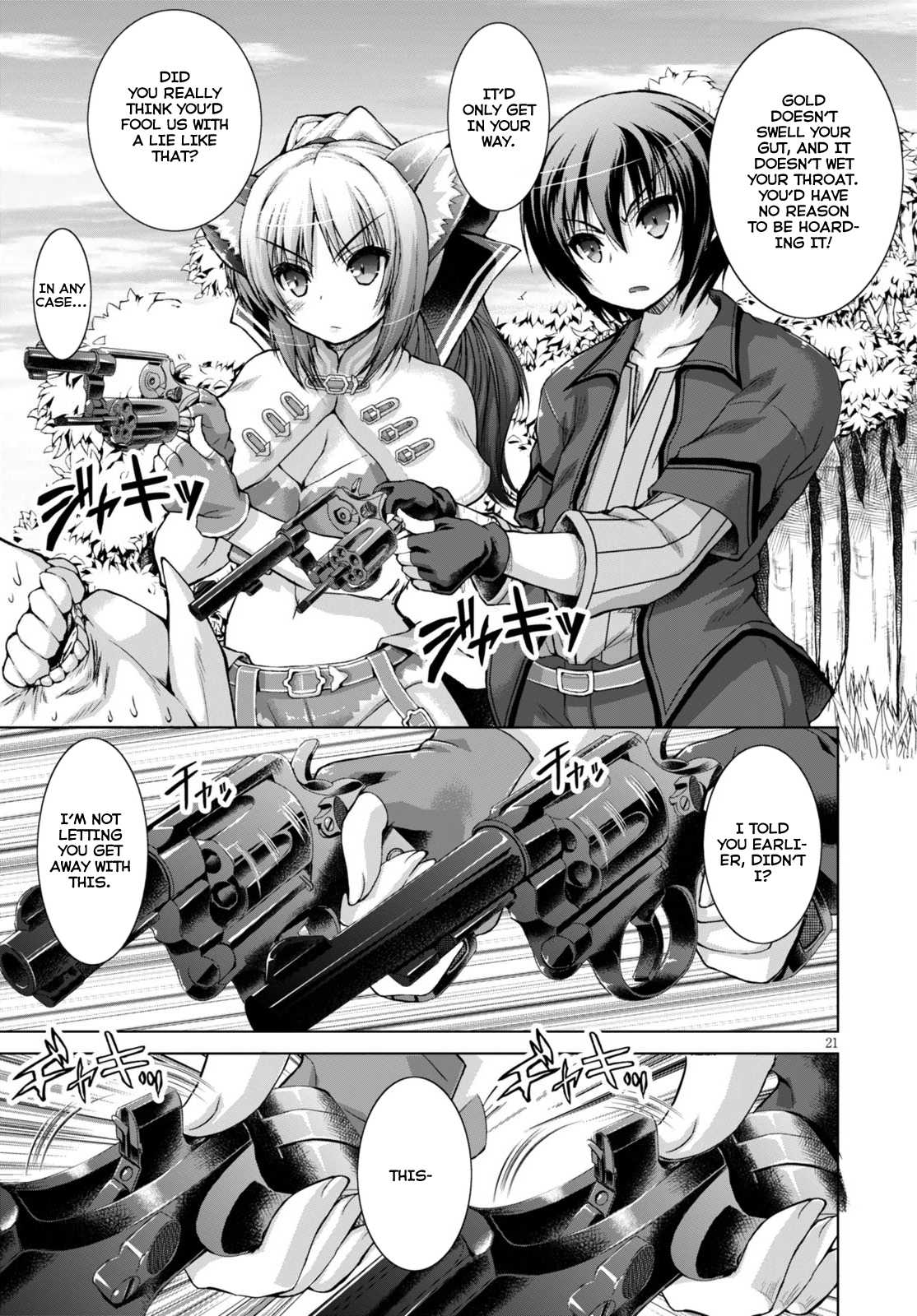 Gunota ga Mahou Sekai ni Tensei Shitara, Gendai Heiki de Guntai Harem o Tsukucchaimashita!? Chapter 9 page 24 - Chapter 9