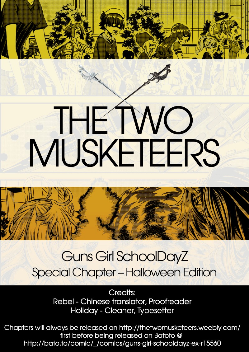 Guns Girl SchoolDayZ EX Chapter 2.5 page 1 - Chapter 2.5 : Special Chapter - Halloween Edition