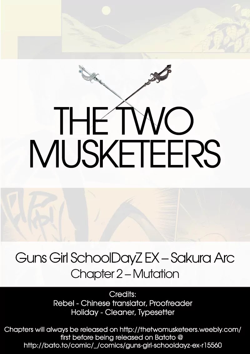 Guns Girl SchoolDayZ EX Chapter 2 page 2 - Chapter 2 : Mutation